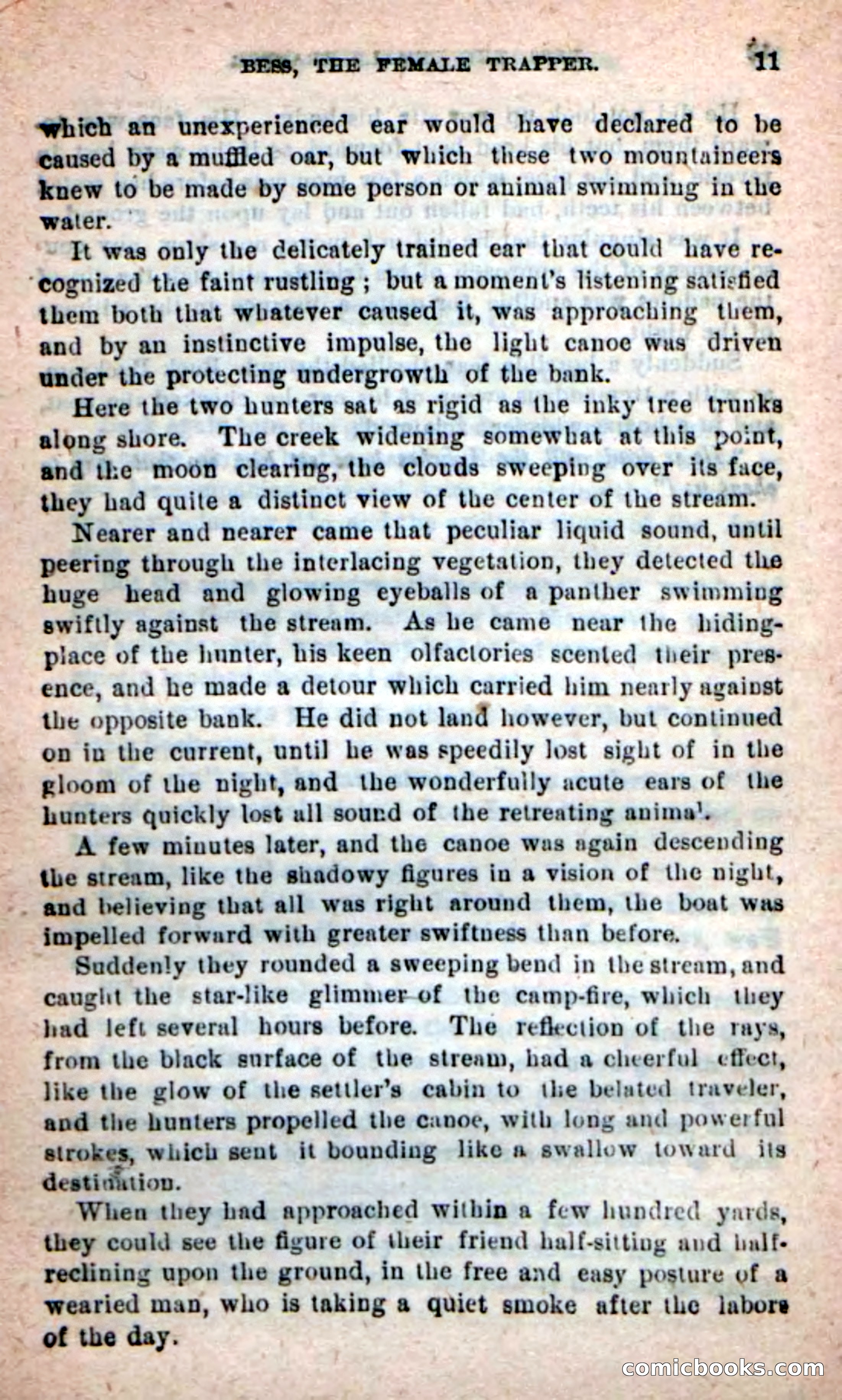 Beadle's New Dime Novels: 'Bess, the Trapper' — page 7 of 101