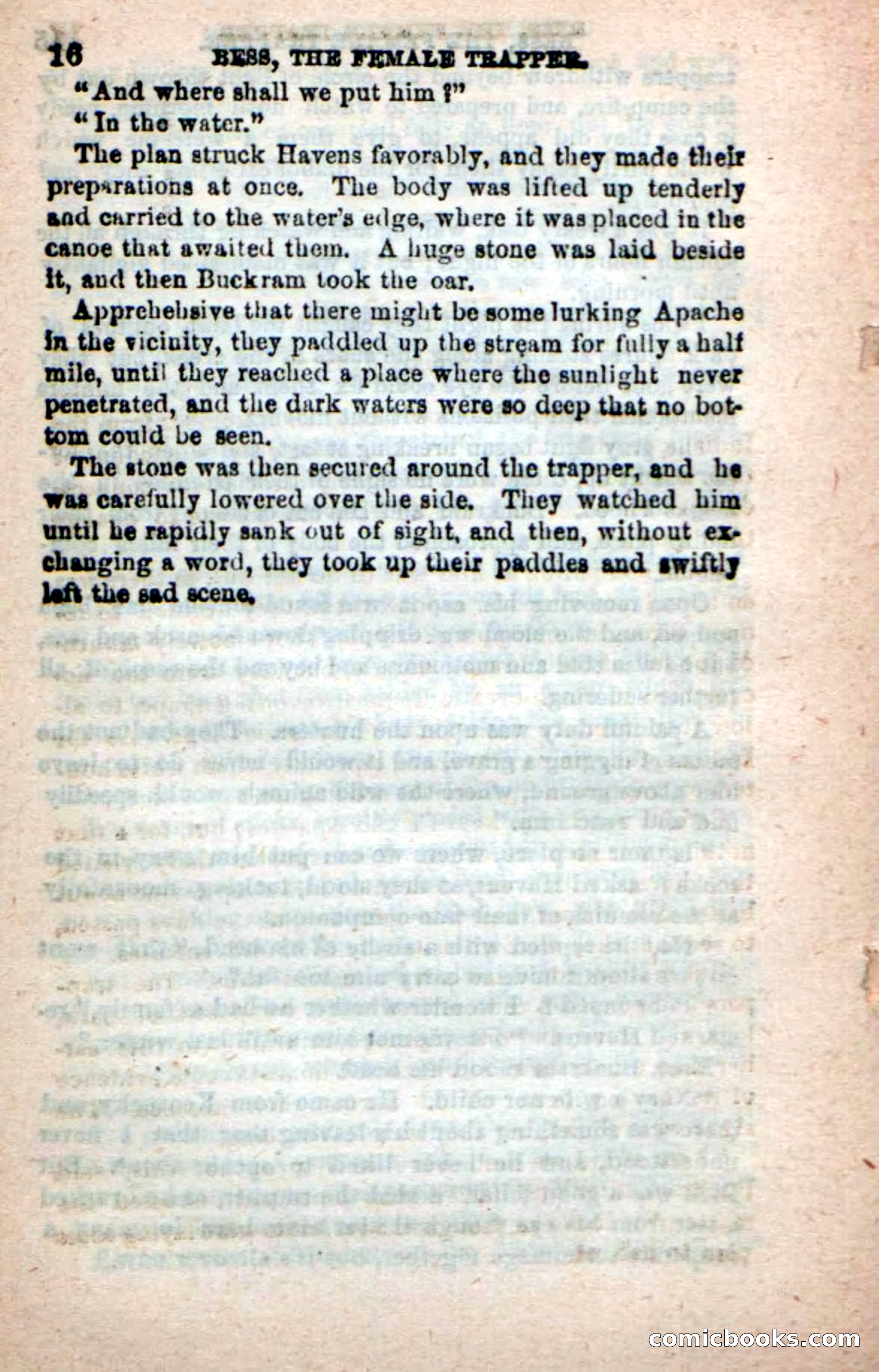 Beadle's New Dime Novels: 'Bess, the Trapper' — page 12 of 101