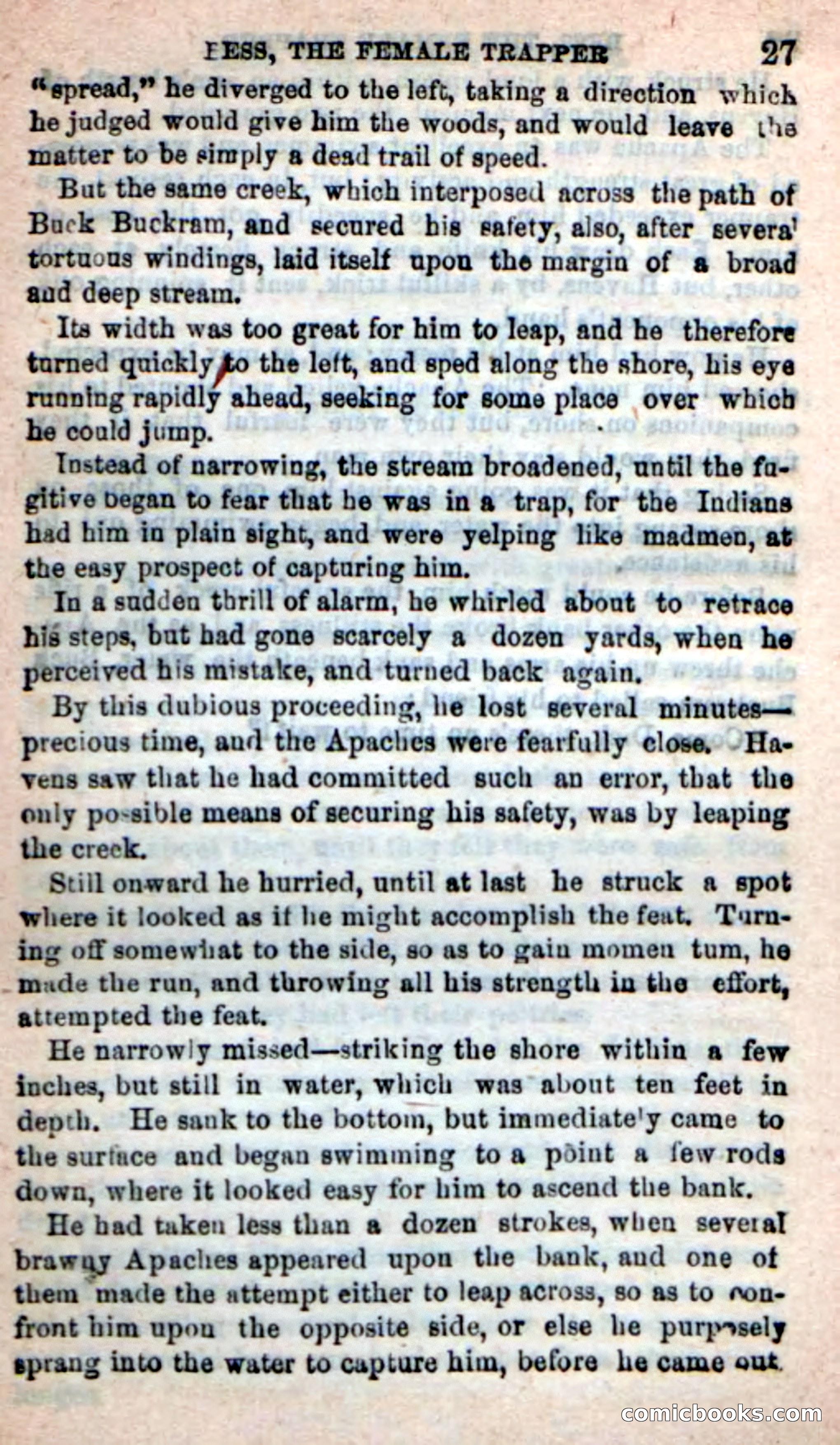 Beadle's New Dime Novels: 'Bess, the Trapper' — page 23 of 101