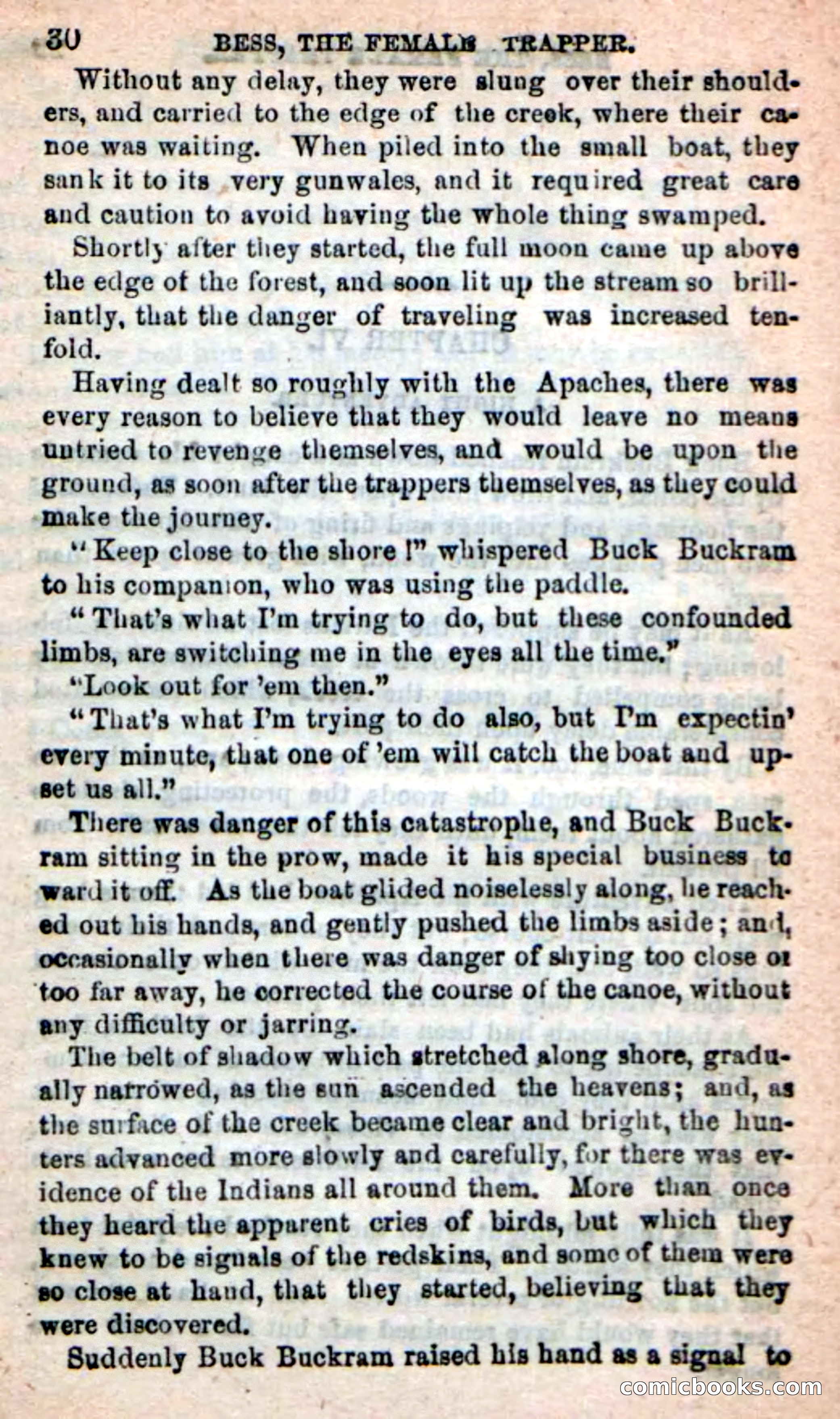 Beadle's New Dime Novels: 'Bess, the Trapper' — page 26 of 101