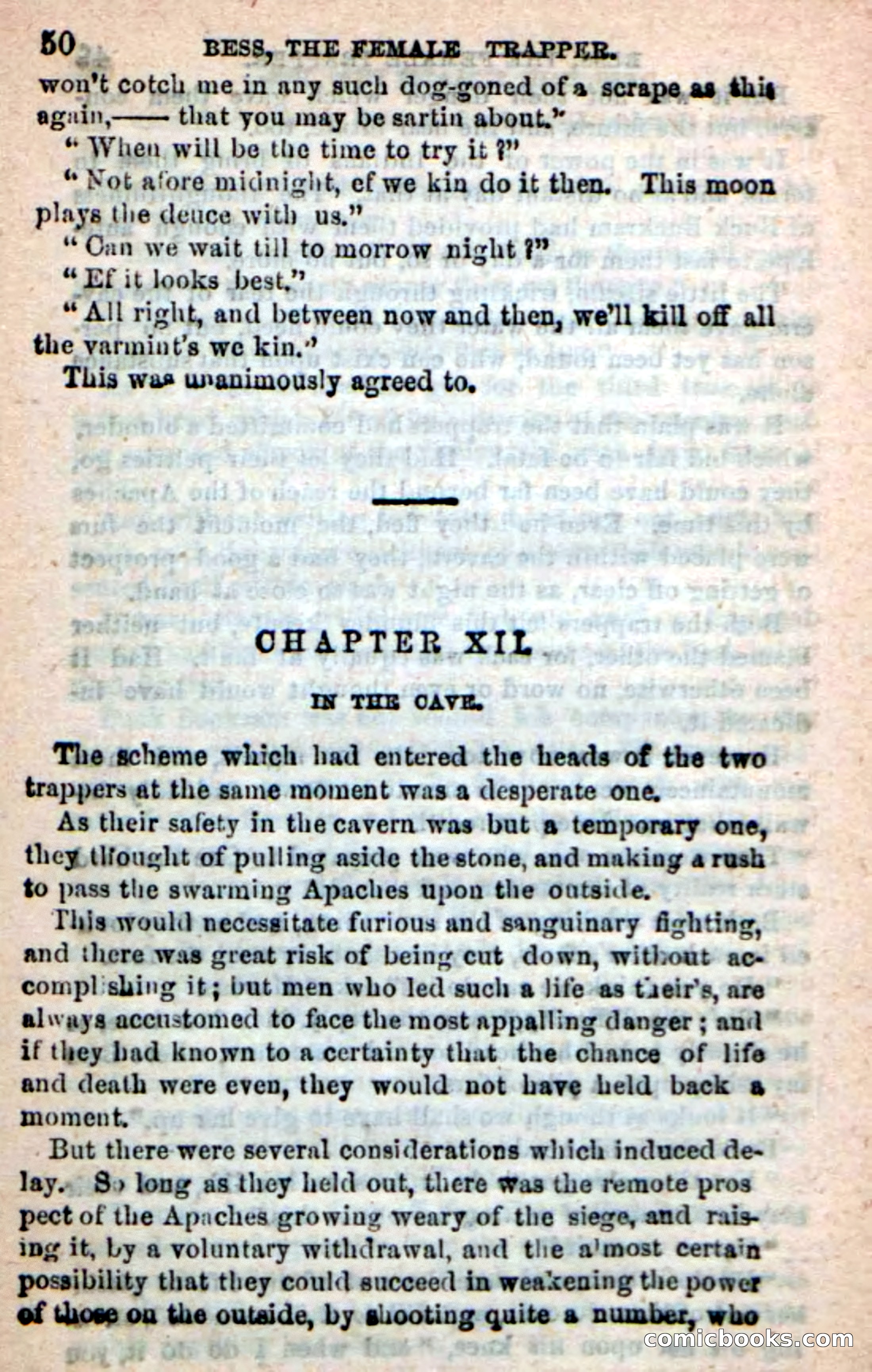 Beadle's New Dime Novels: 'Bess, the Trapper' — page 47 of 101