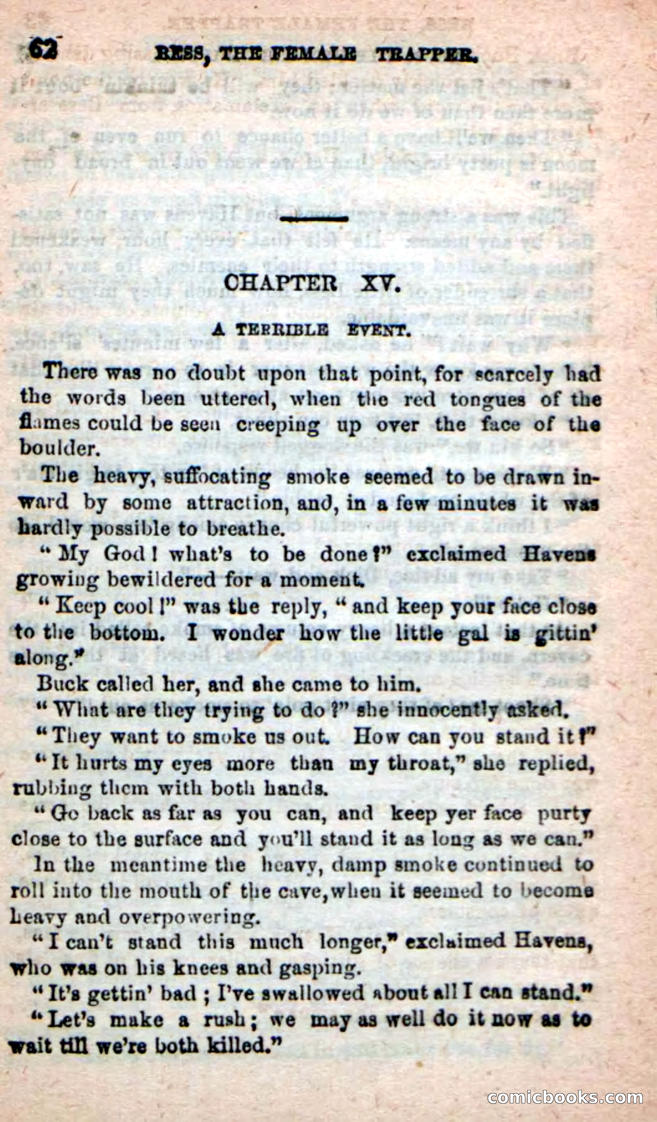 Beadle's New Dime Novels: 'Bess, the Trapper' — page 59 of 101
