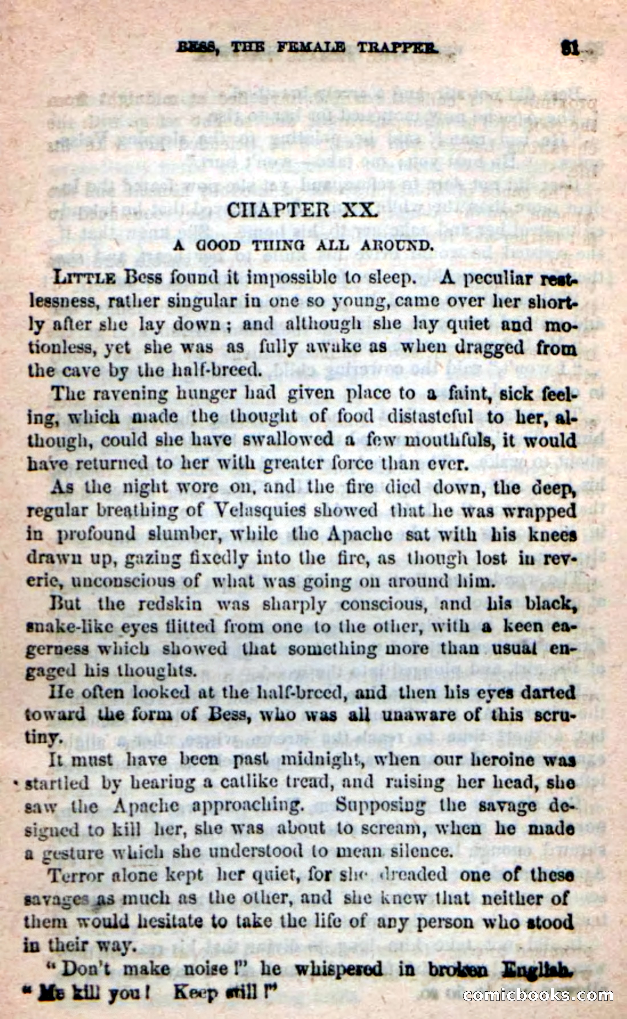 Beadle's New Dime Novels: 'Bess, the Trapper' — page 78 of 101