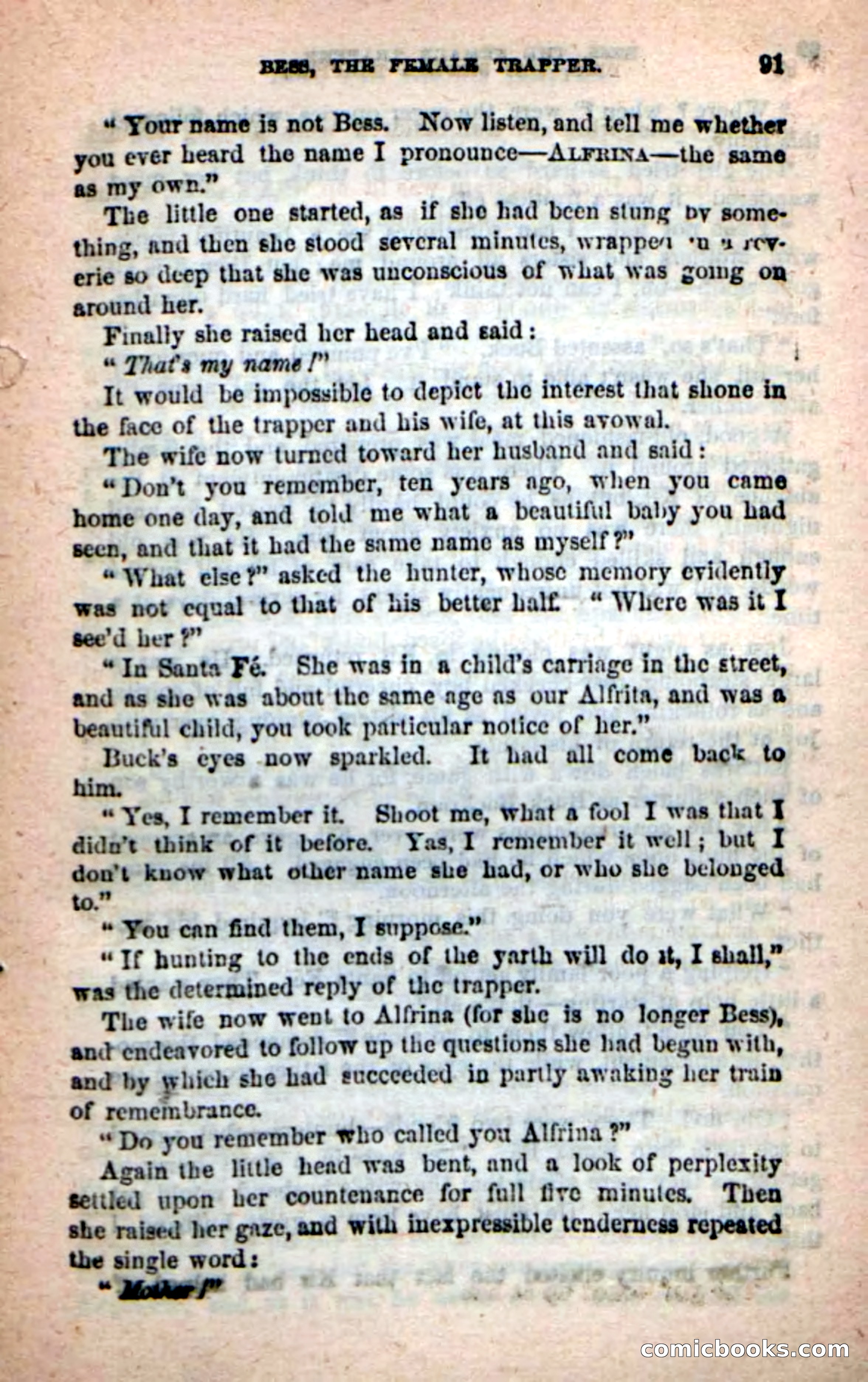 Beadle's New Dime Novels: 'Bess, the Trapper' — page 88 of 101