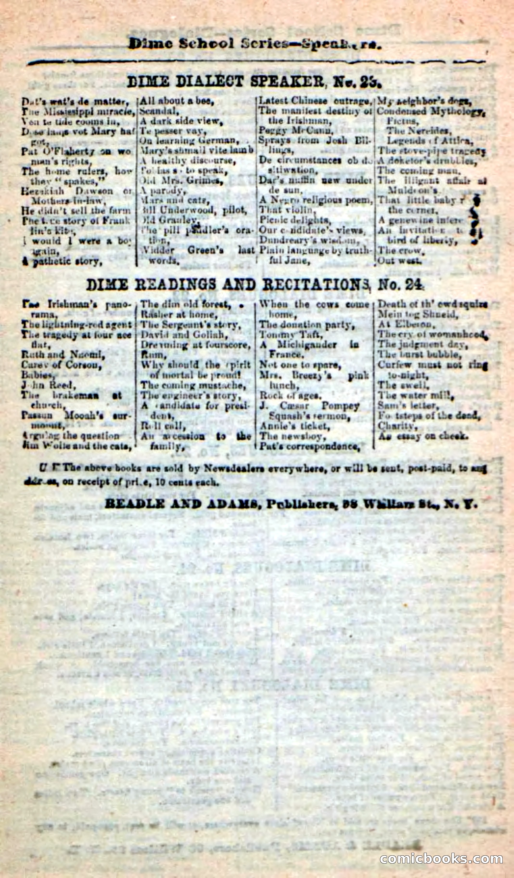 Beadle's New Dime Novels: 'Bess, the Trapper' — page 99 of 101