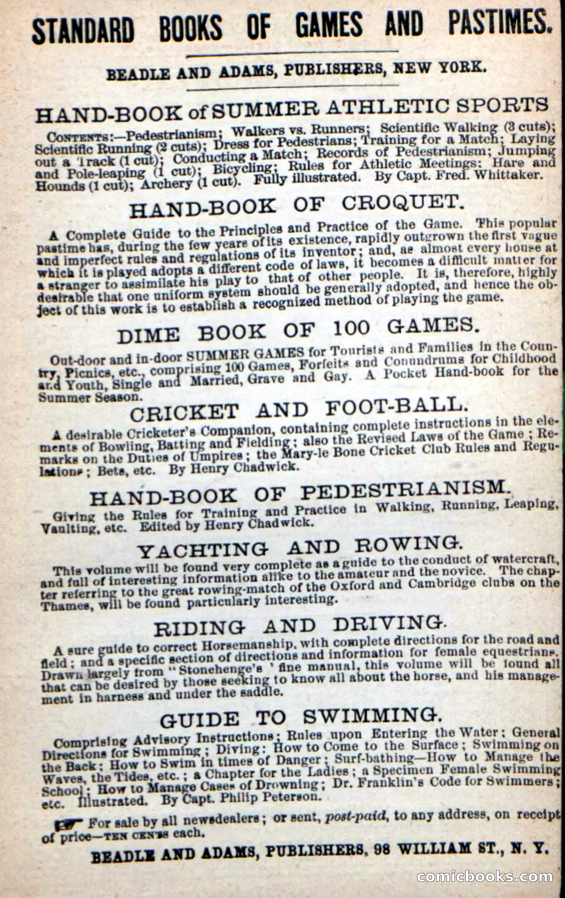 Beadle's New Dime Novels: 'Bess, the Trapper' — page 100 of 101