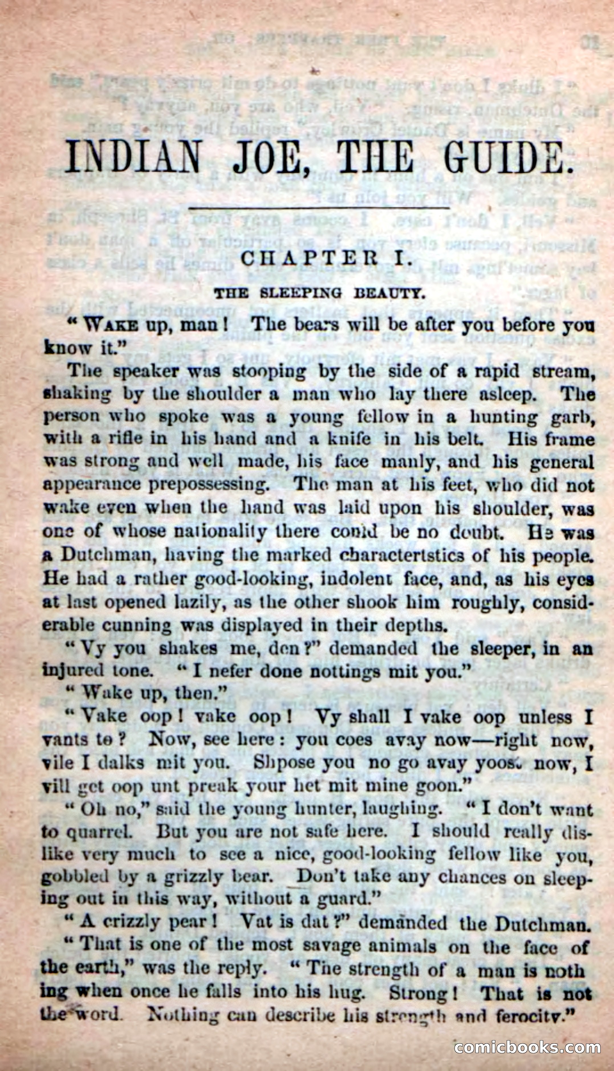 Beadle's New Dime Novels: Indian Joe, the Guide — page 5 of 100