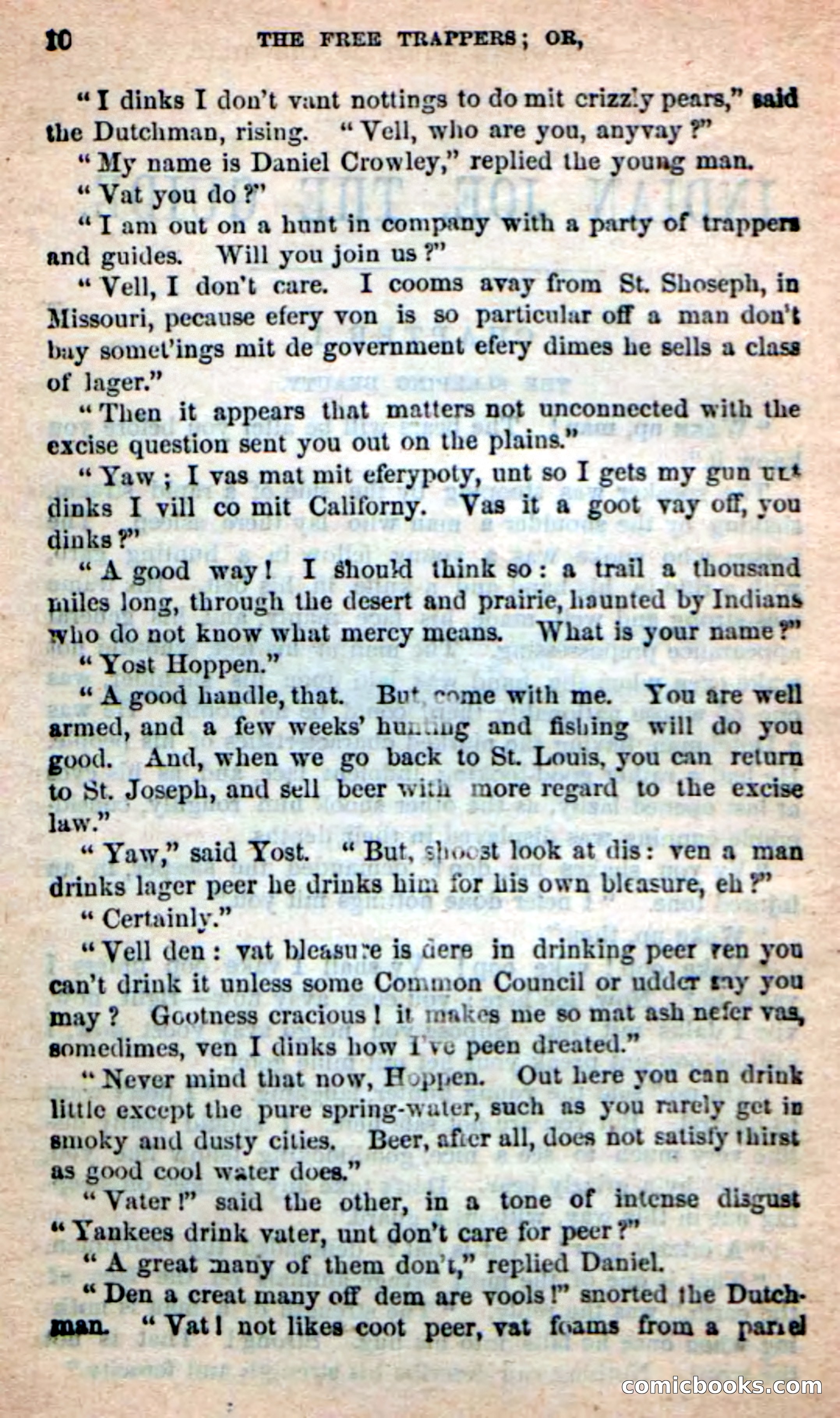 Beadle's New Dime Novels: Indian Joe, the Guide — page 6 of 100