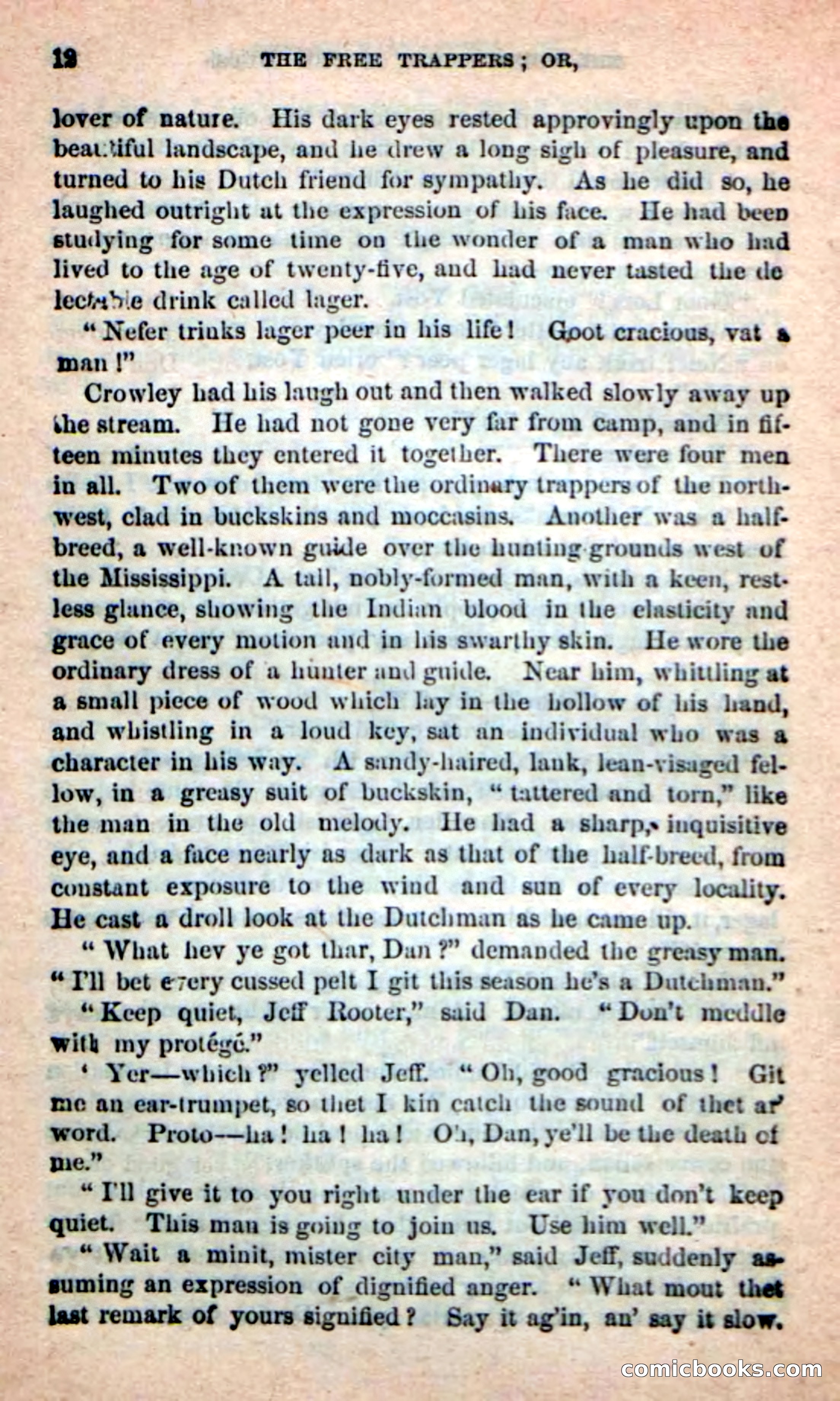 Beadle's New Dime Novels: Indian Joe, the Guide — page 8 of 100