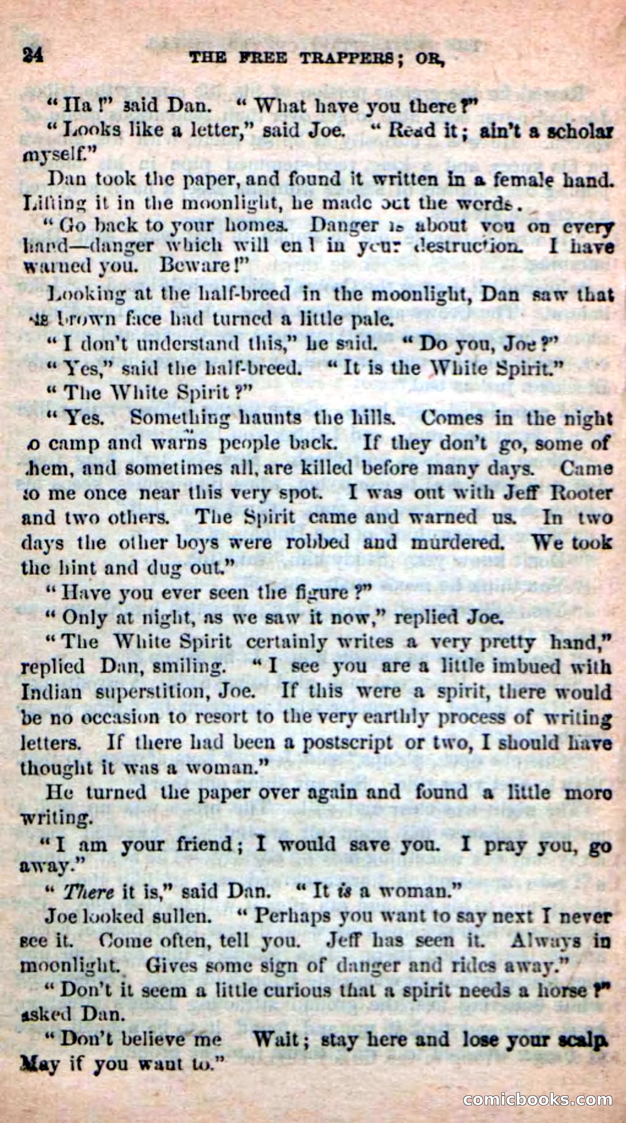 Beadle's New Dime Novels: Indian Joe, the Guide — page 20 of 100