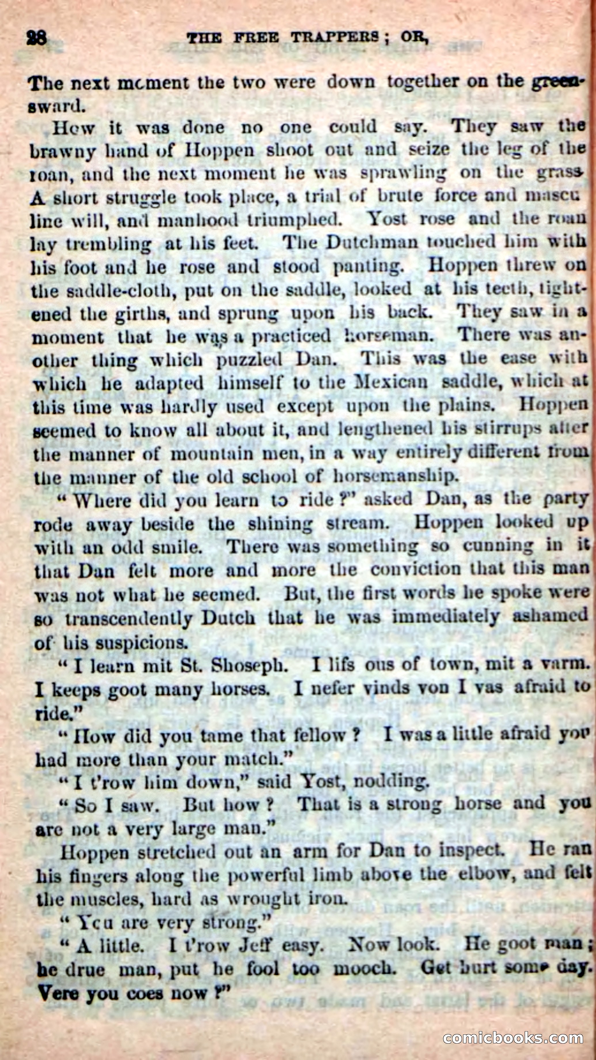 Beadle's New Dime Novels: Indian Joe, the Guide — page 24 of 100