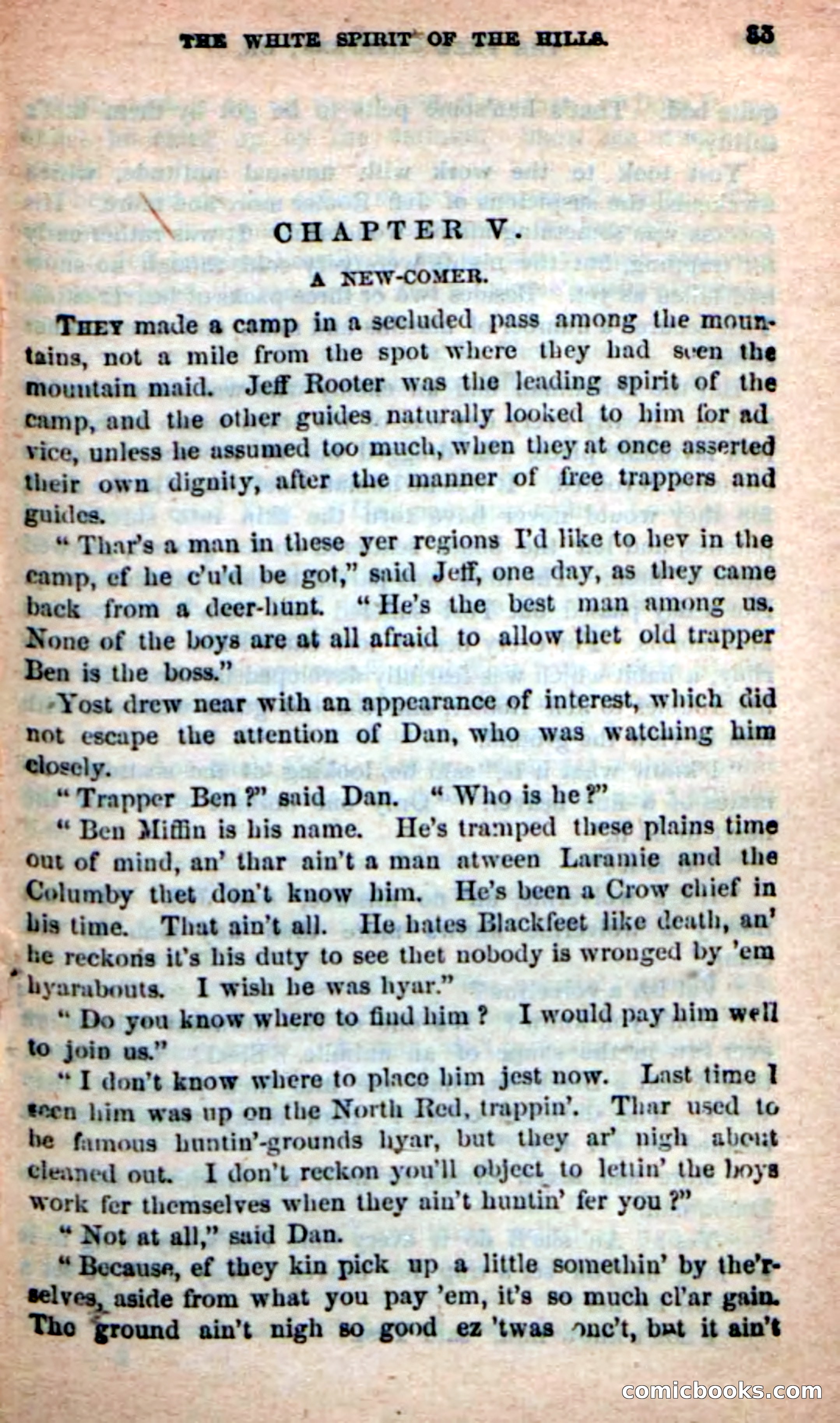 Beadle's New Dime Novels: Indian Joe, the Guide — page 31 of 100