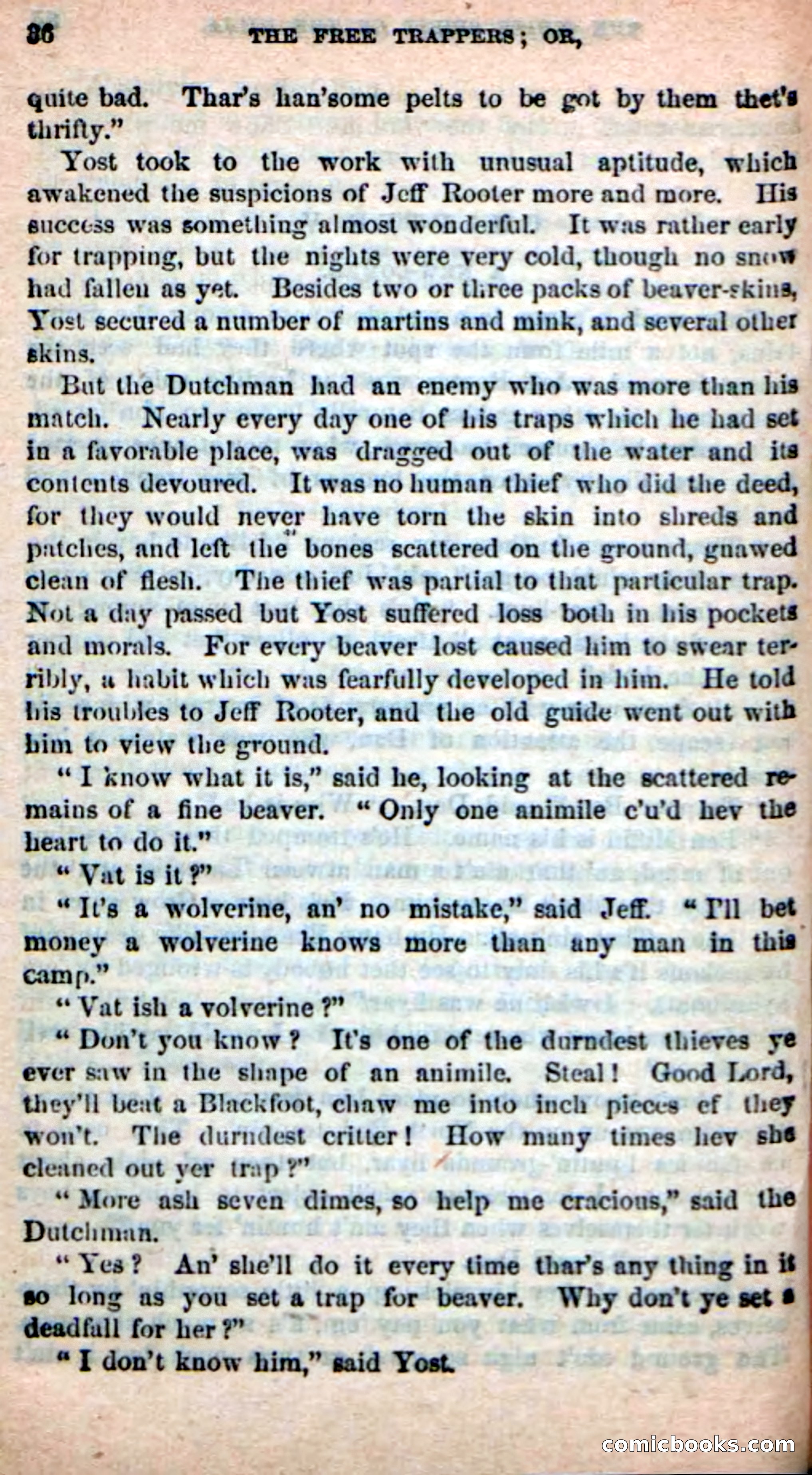 Beadle's New Dime Novels: Indian Joe, the Guide — page 32 of 100