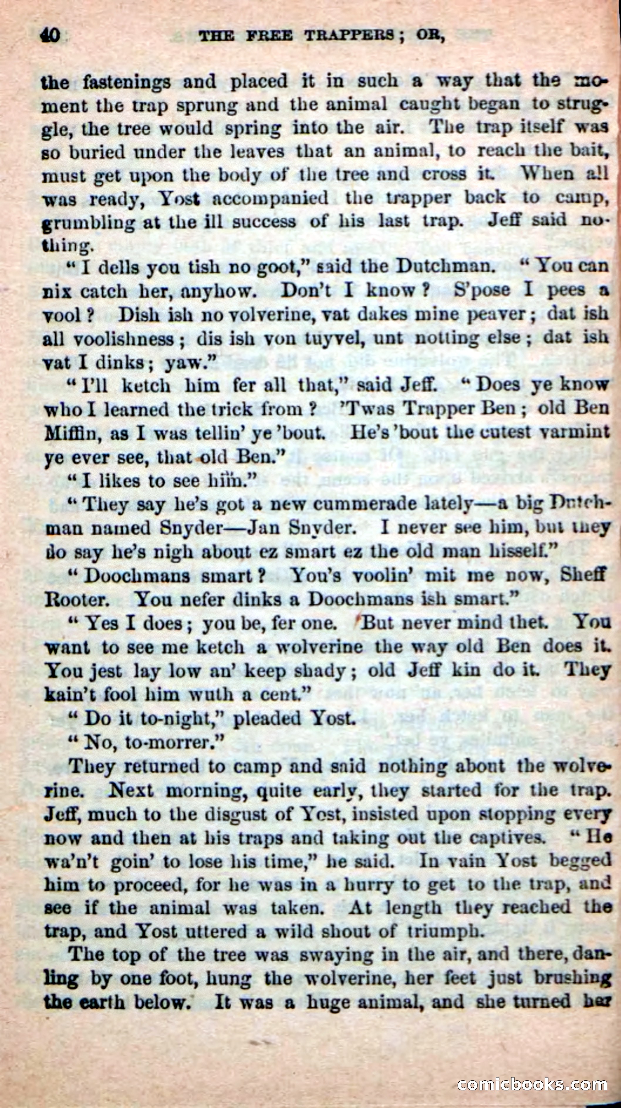 Beadle's New Dime Novels: Indian Joe, the Guide — page 36 of 100