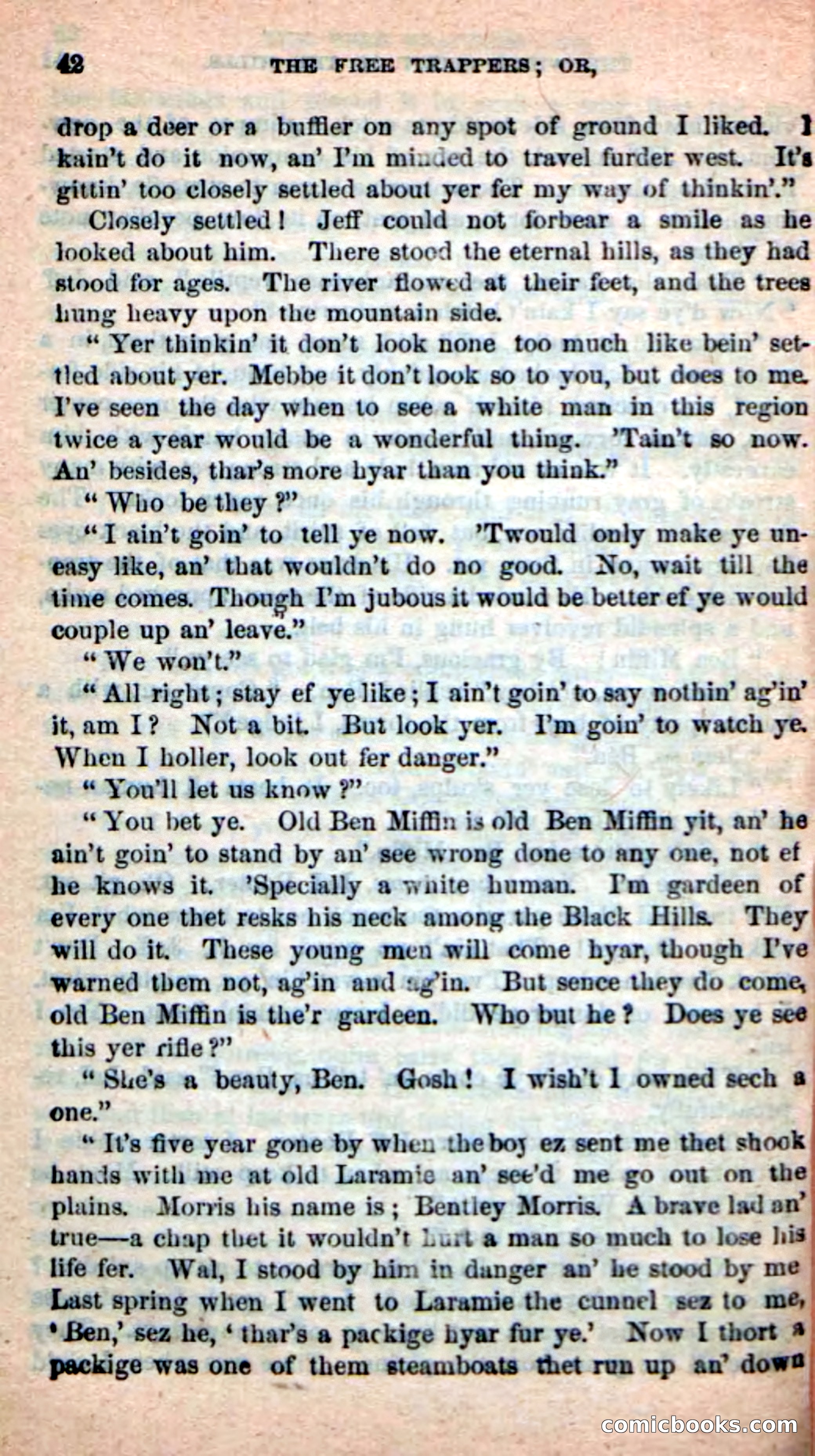 Beadle's New Dime Novels: Indian Joe, the Guide — page 38 of 100