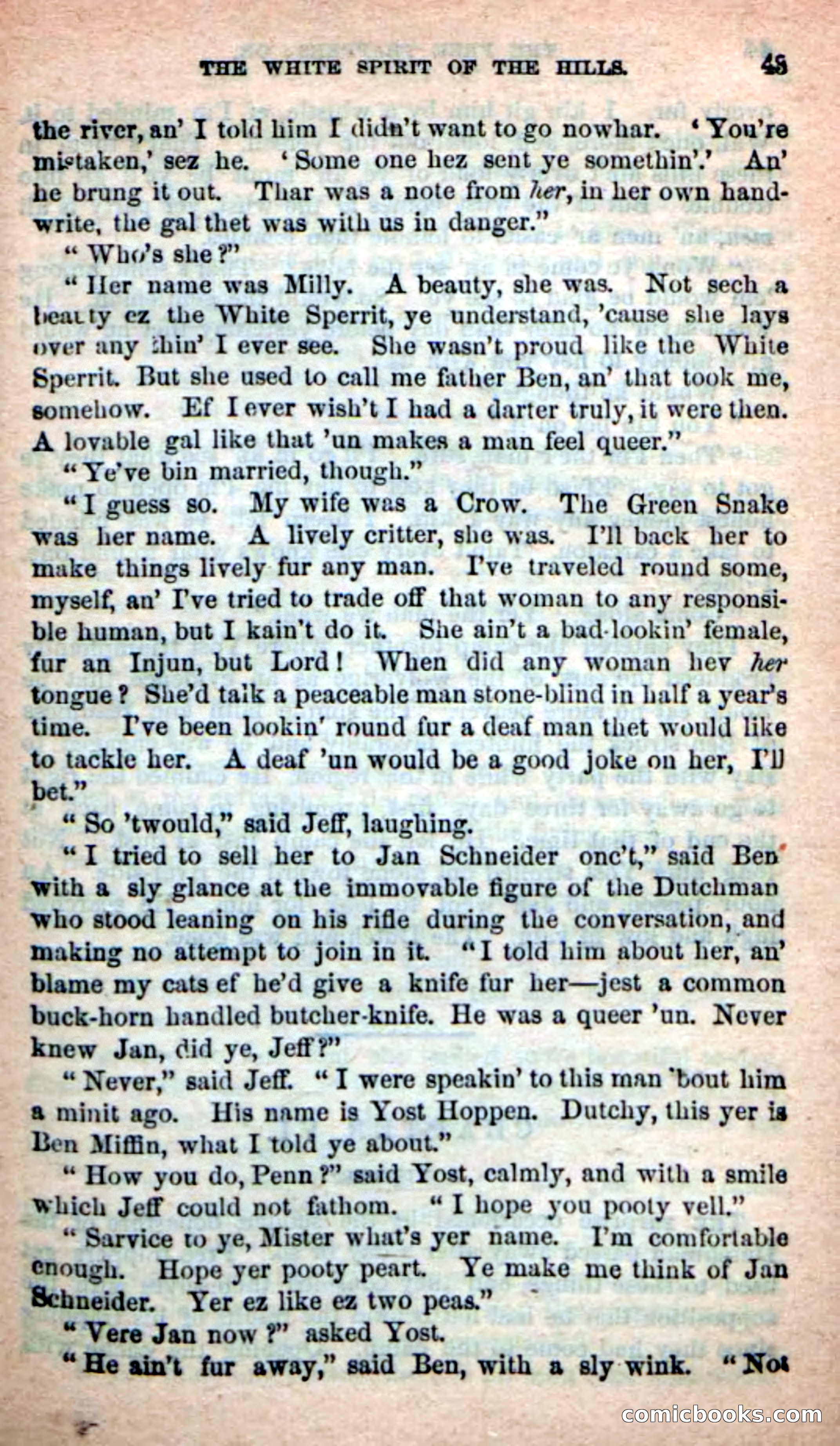 Beadle's New Dime Novels: Indian Joe, the Guide — page 39 of 100