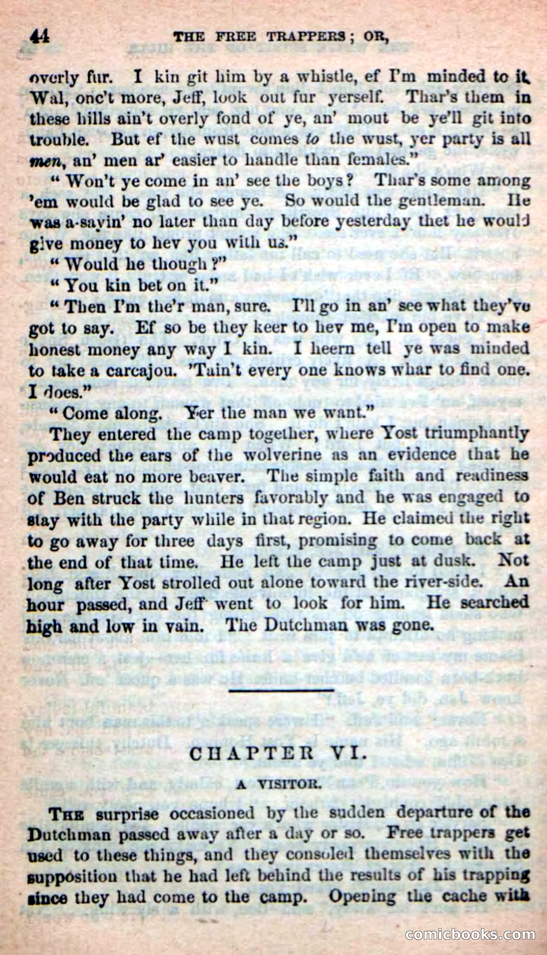 Beadle's New Dime Novels: Indian Joe, the Guide — page 40 of 100