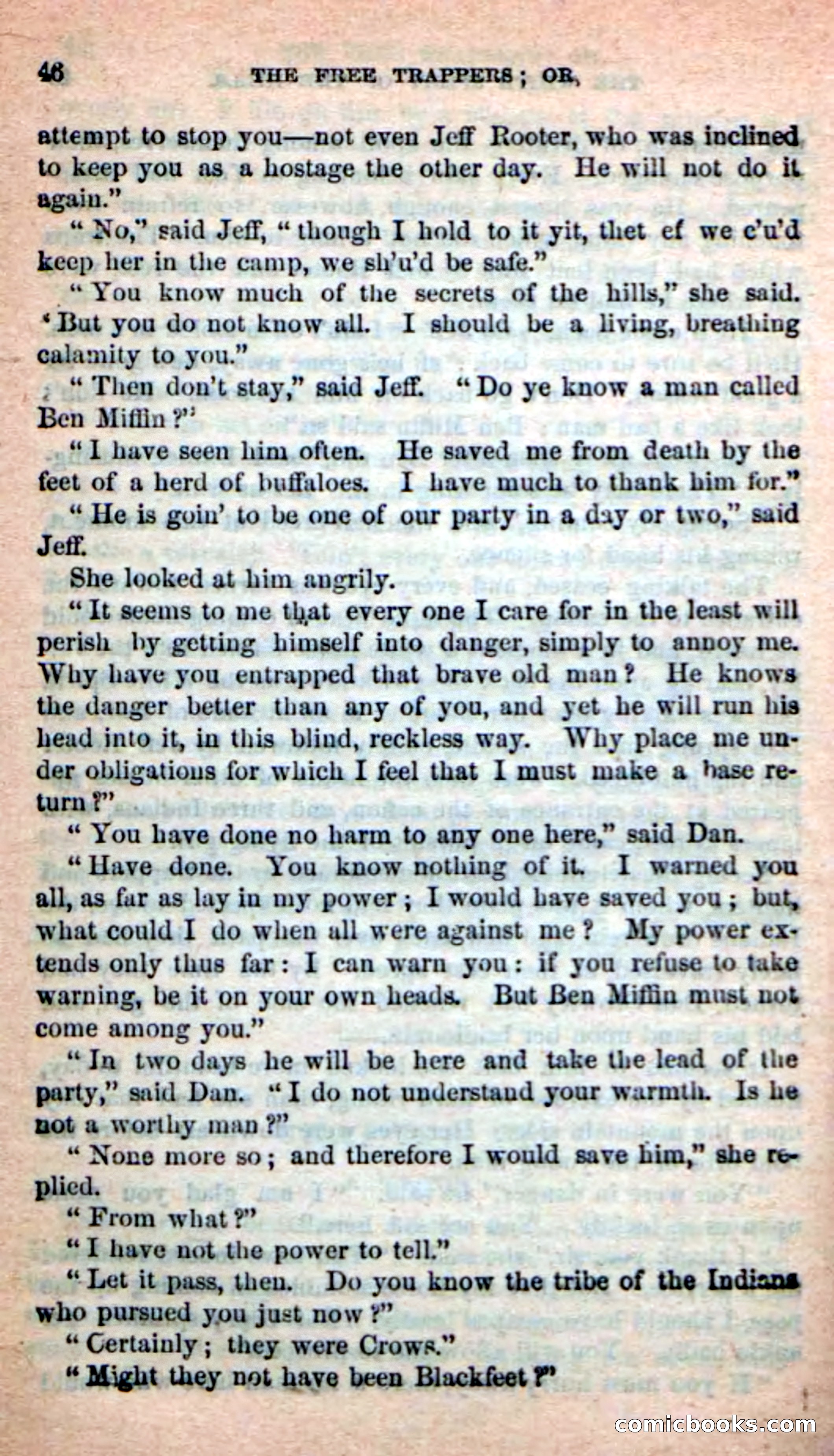 Beadle's New Dime Novels: Indian Joe, the Guide — page 42 of 100
