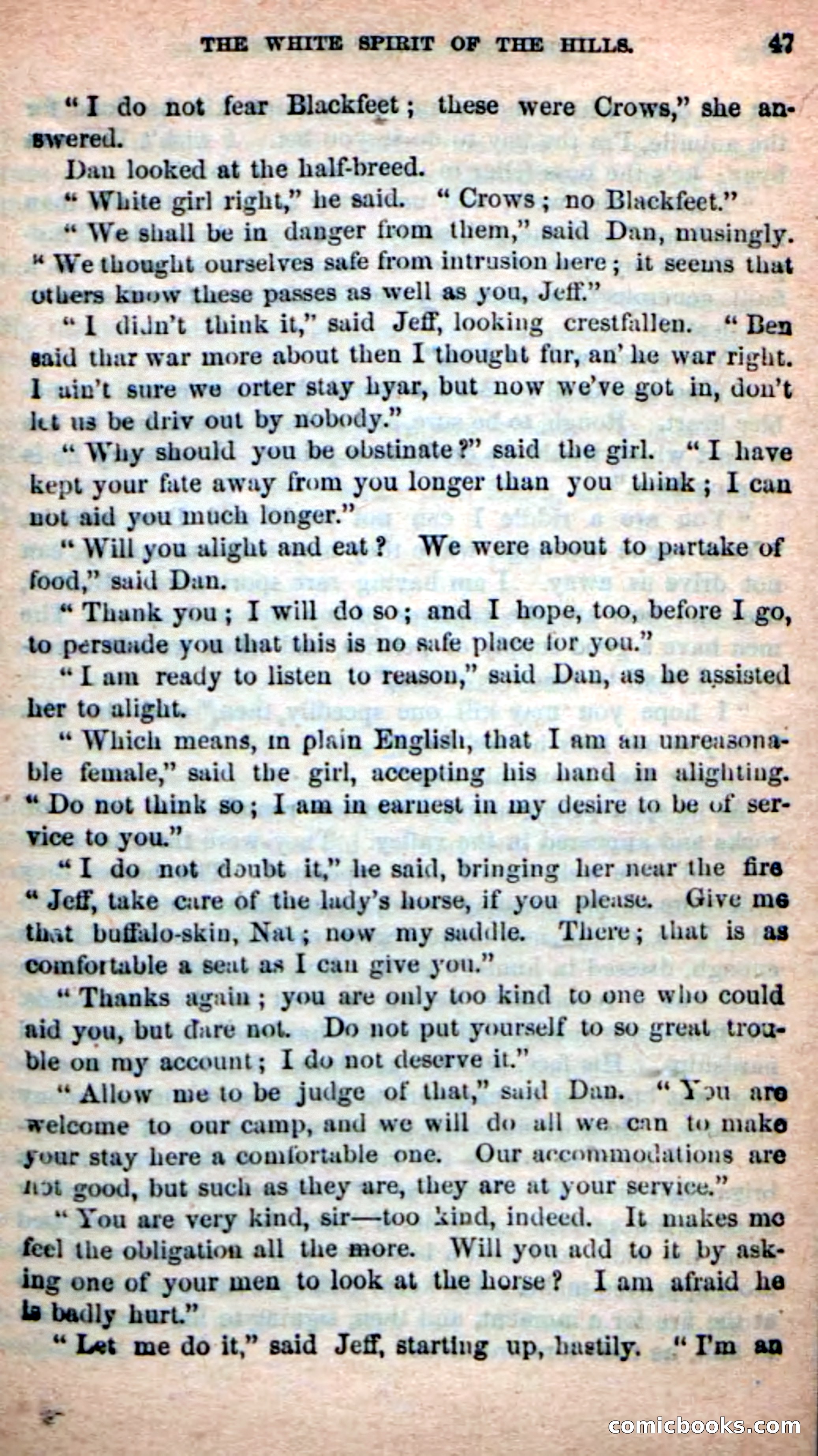 Beadle's New Dime Novels: Indian Joe, the Guide — page 43 of 100