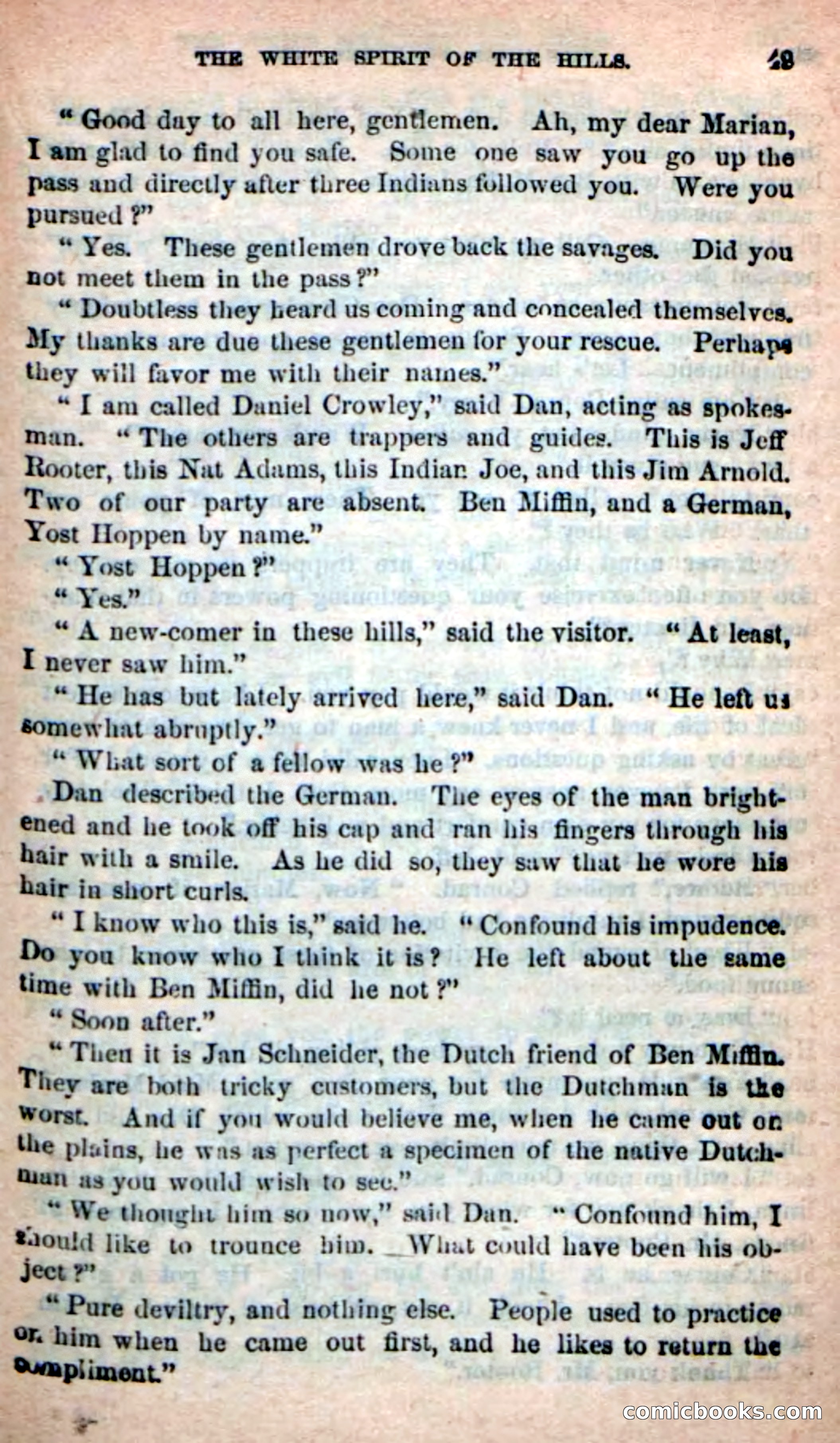 Beadle's New Dime Novels: Indian Joe, the Guide — page 45 of 100