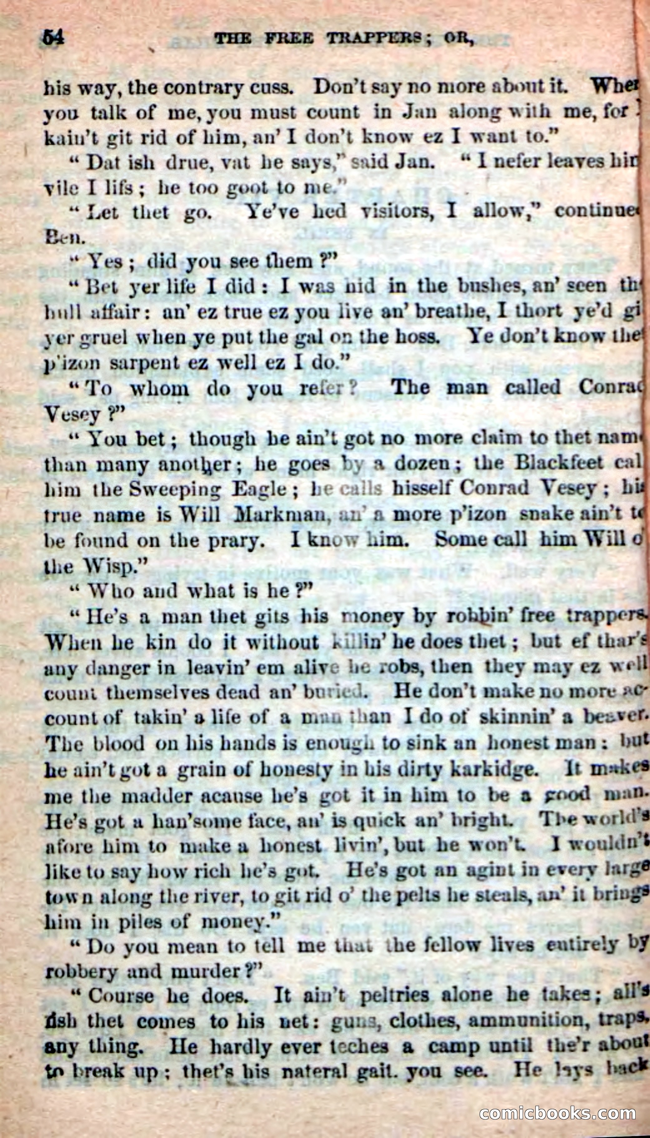 Beadle's New Dime Novels: Indian Joe, the Guide — page 50 of 100