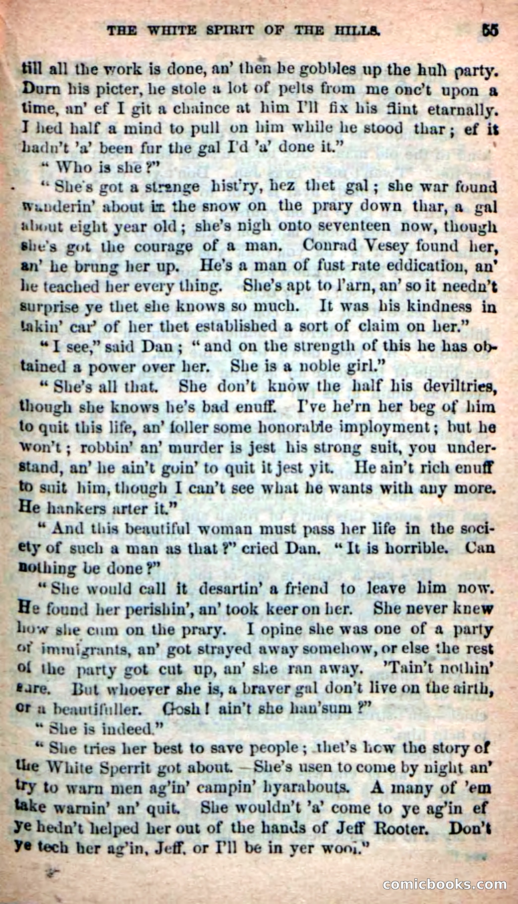 Beadle's New Dime Novels: Indian Joe, the Guide — page 51 of 100