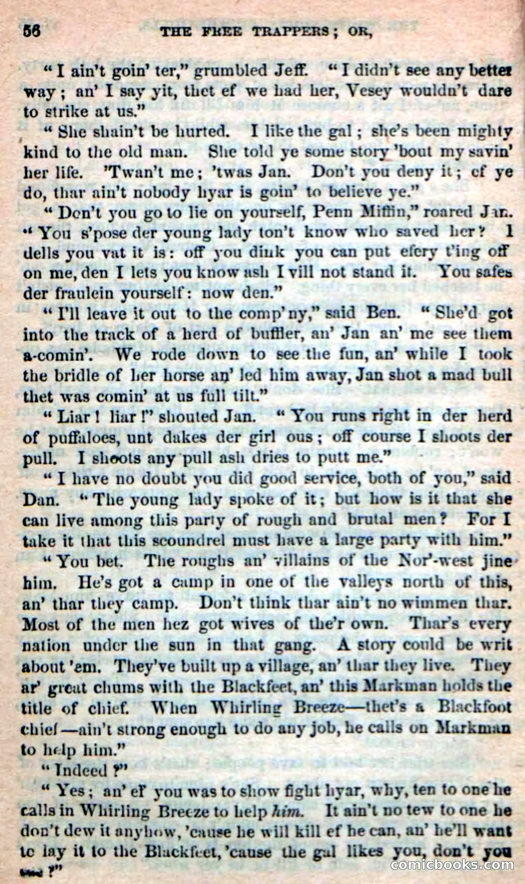Beadle's New Dime Novels: Indian Joe, the Guide — page 52 of 100