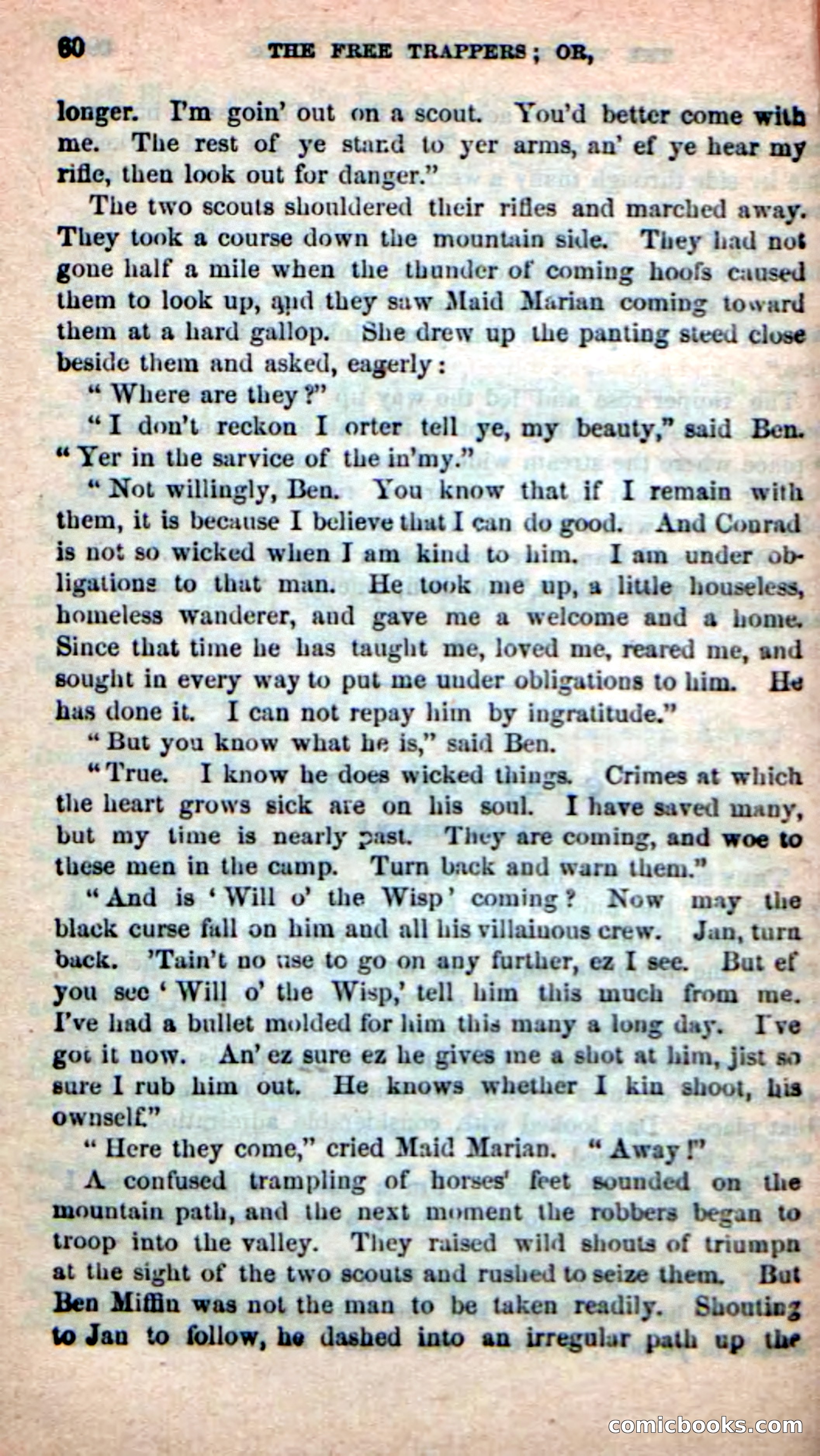 Beadle's New Dime Novels: Indian Joe, the Guide — page 56 of 100