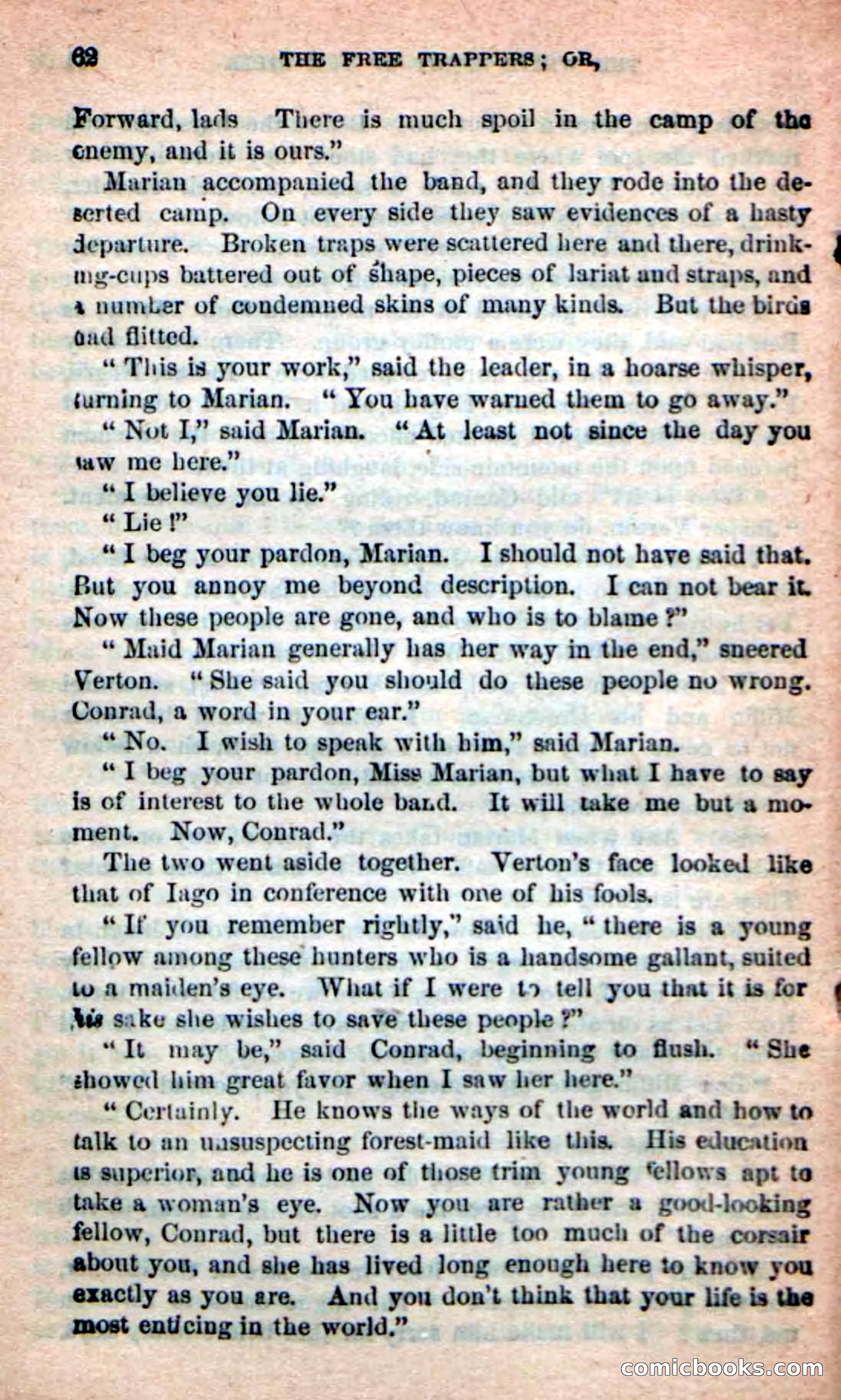 Beadle's New Dime Novels: Indian Joe, the Guide — page 58 of 100