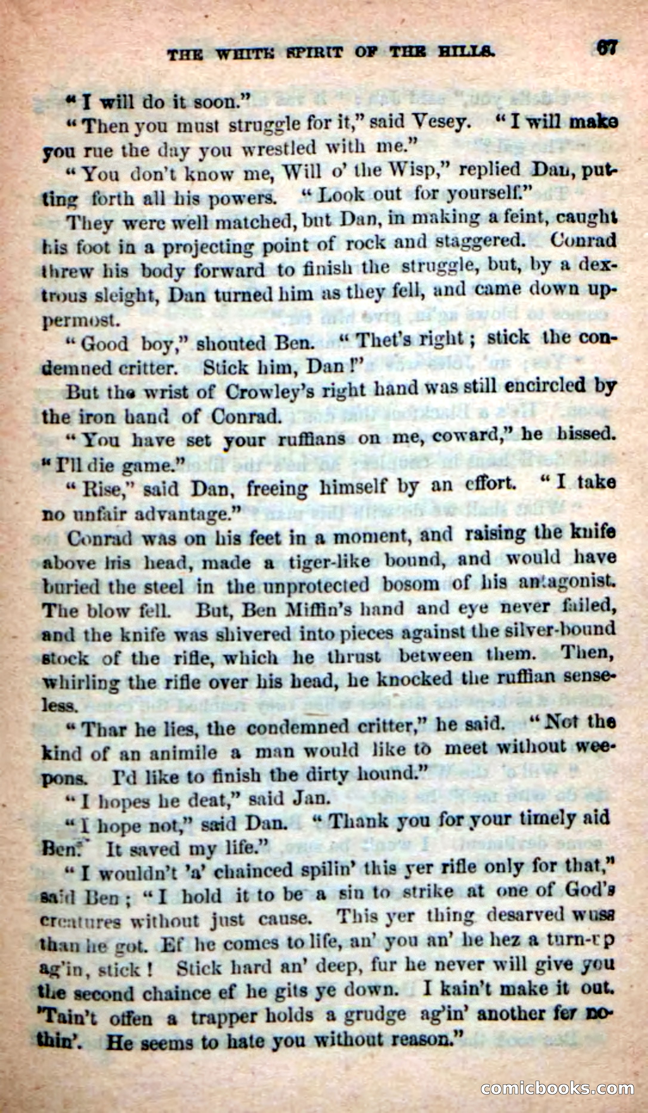 Beadle's New Dime Novels: Indian Joe, the Guide — page 63 of 100