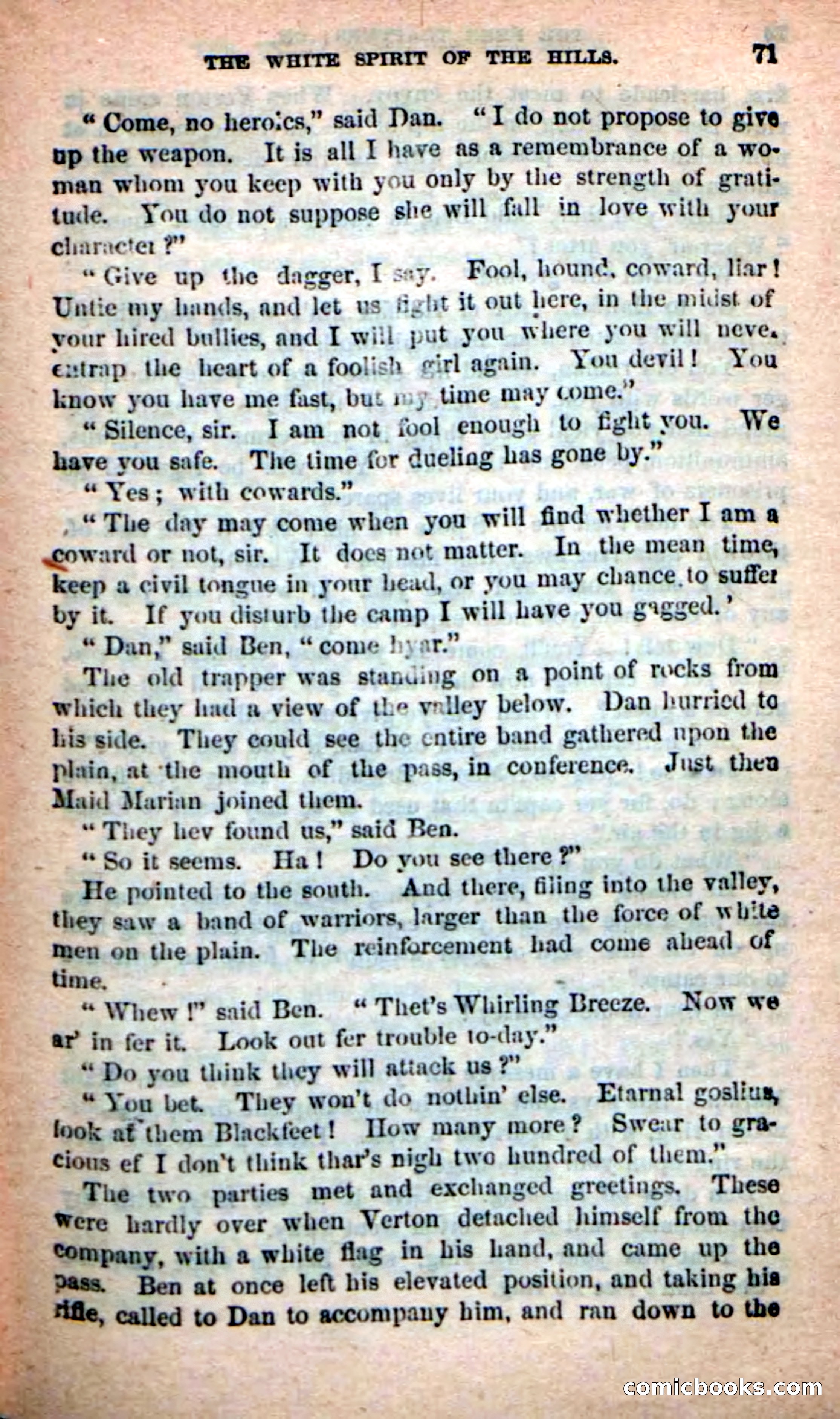 Beadle's New Dime Novels: Indian Joe, the Guide — page 67 of 100