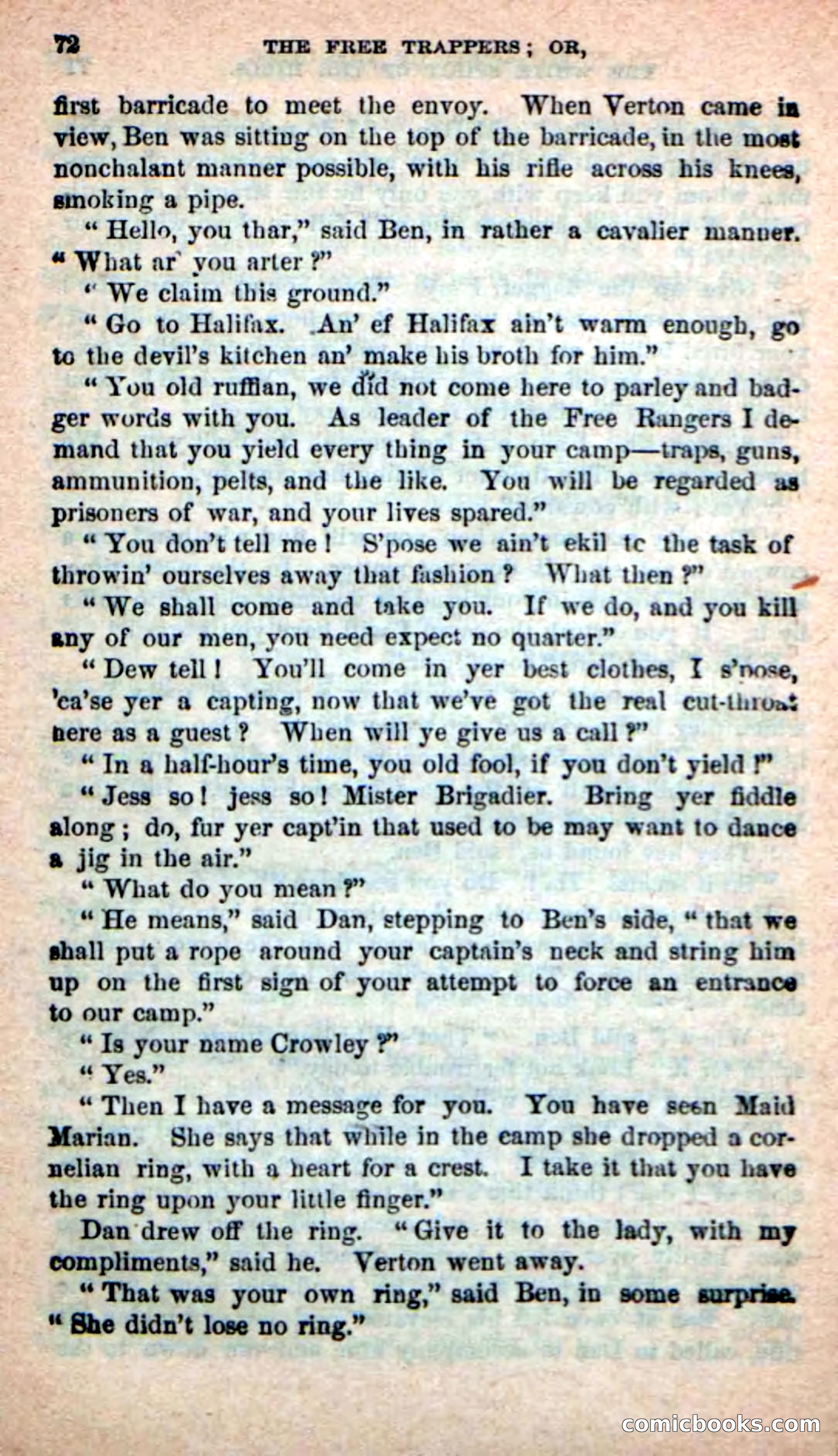 Beadle's New Dime Novels: Indian Joe, the Guide — page 68 of 100
