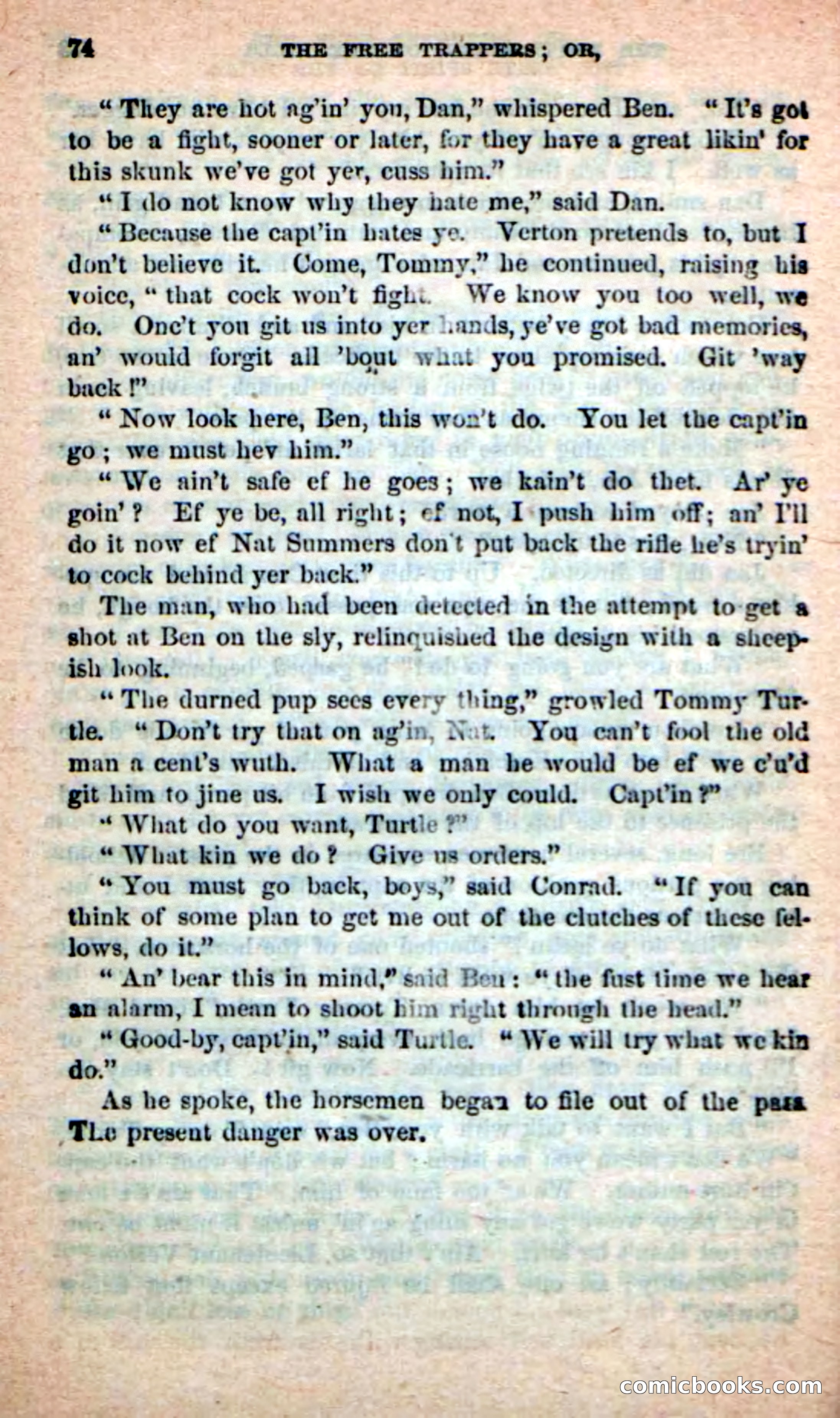 Beadle's New Dime Novels: Indian Joe, the Guide — page 70 of 100