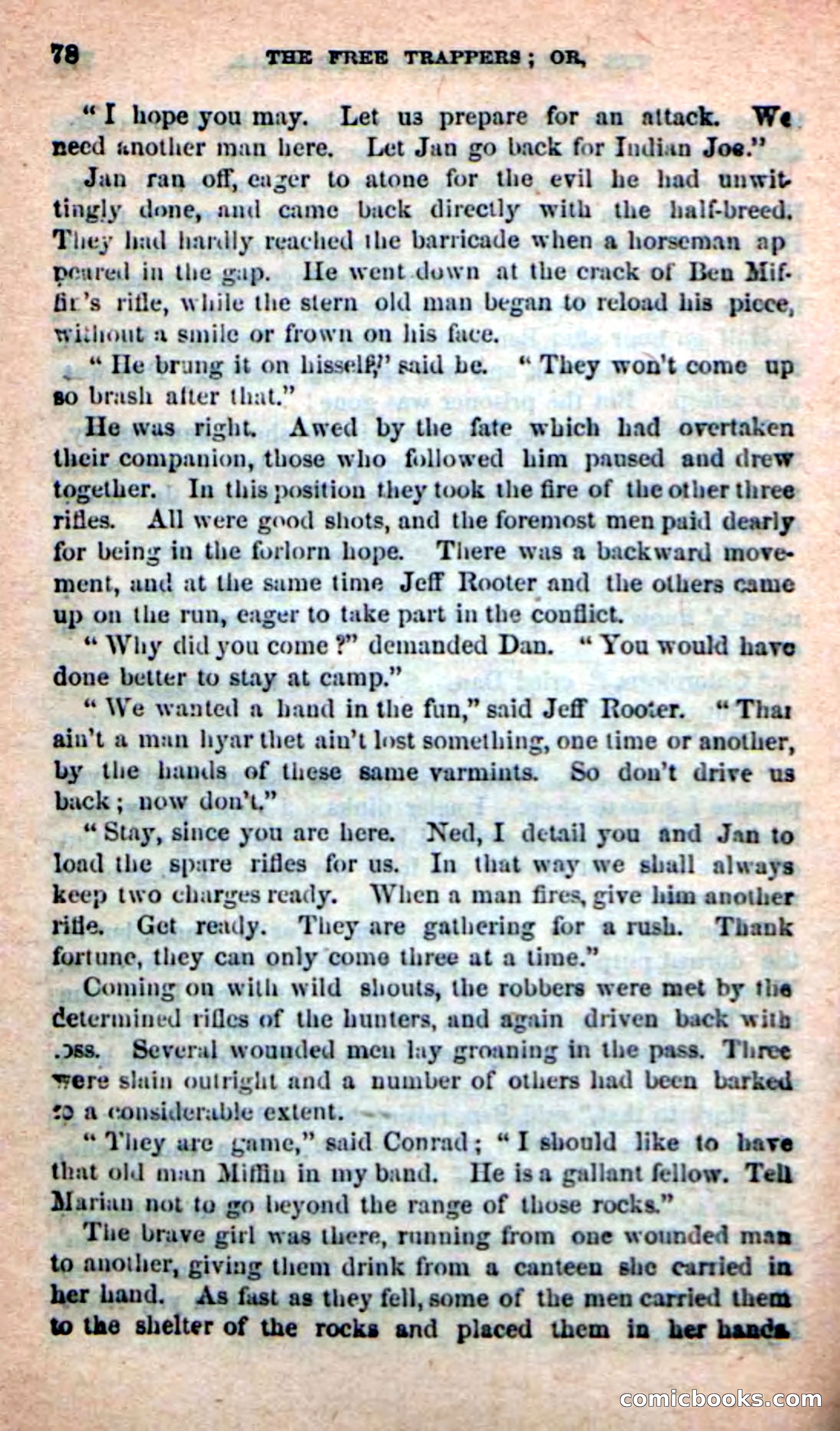 Beadle's New Dime Novels: Indian Joe, the Guide — page 74 of 100