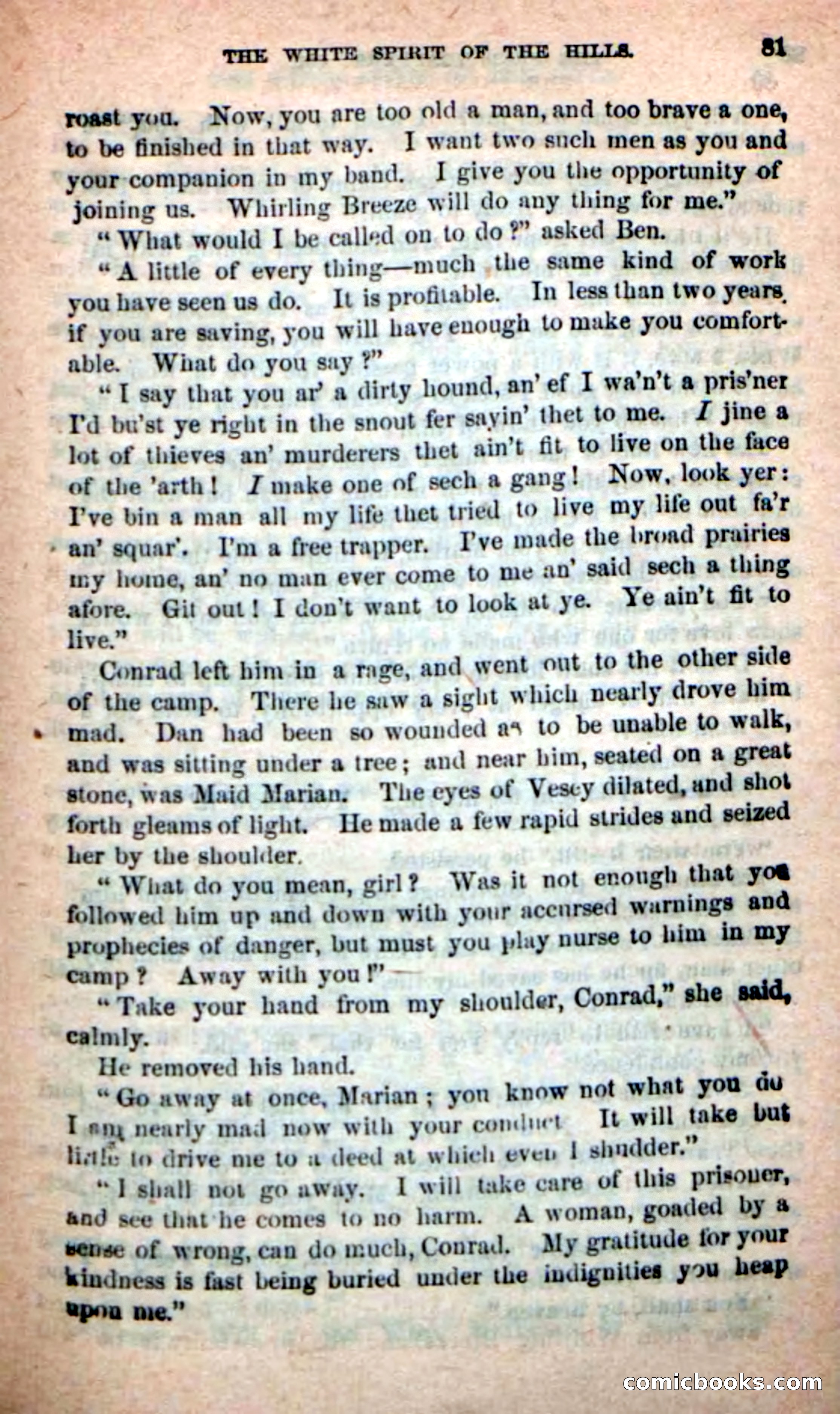 Beadle's New Dime Novels: Indian Joe, the Guide — page 77 of 100