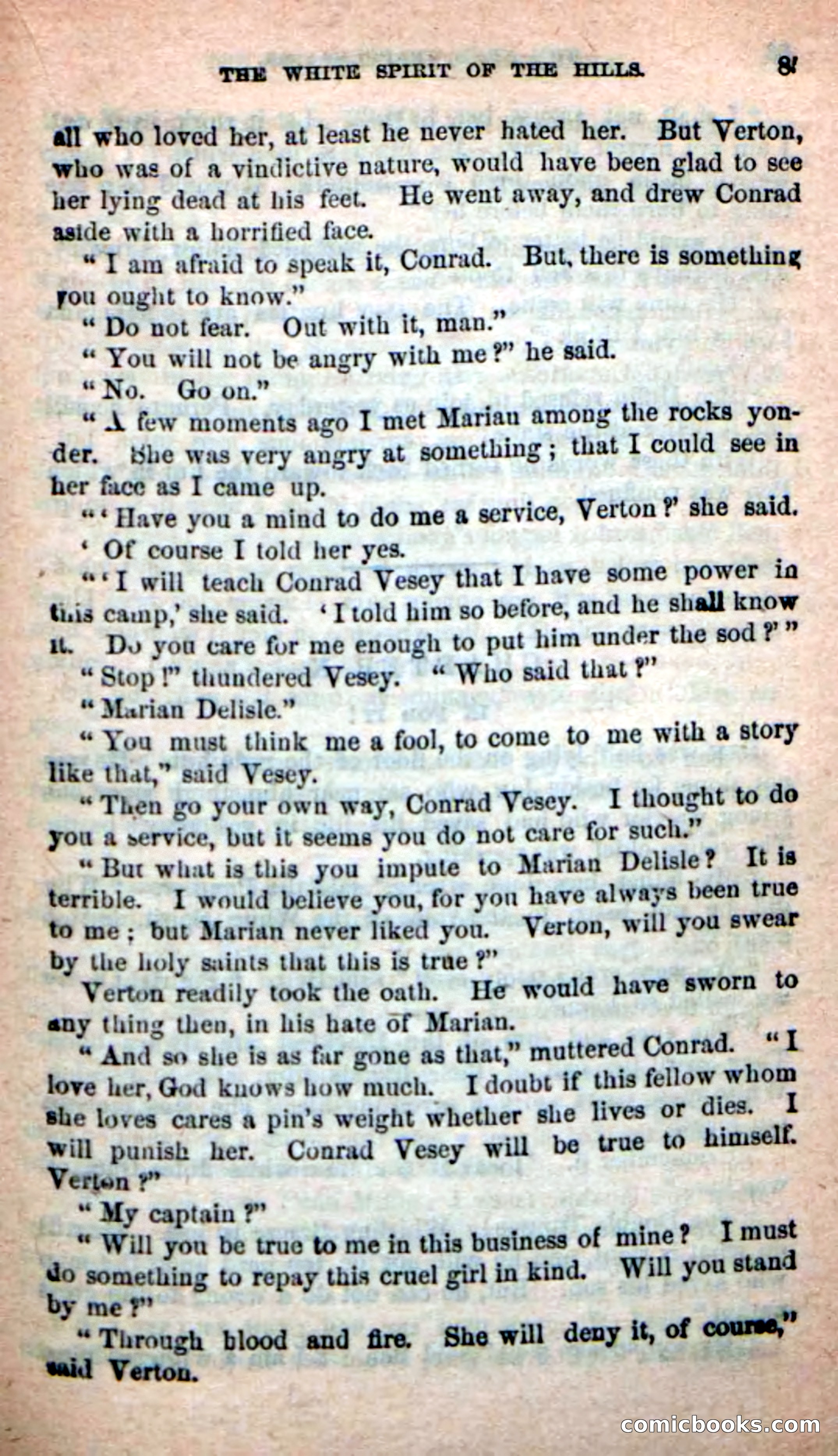 Beadle's New Dime Novels: Indian Joe, the Guide — page 81 of 100