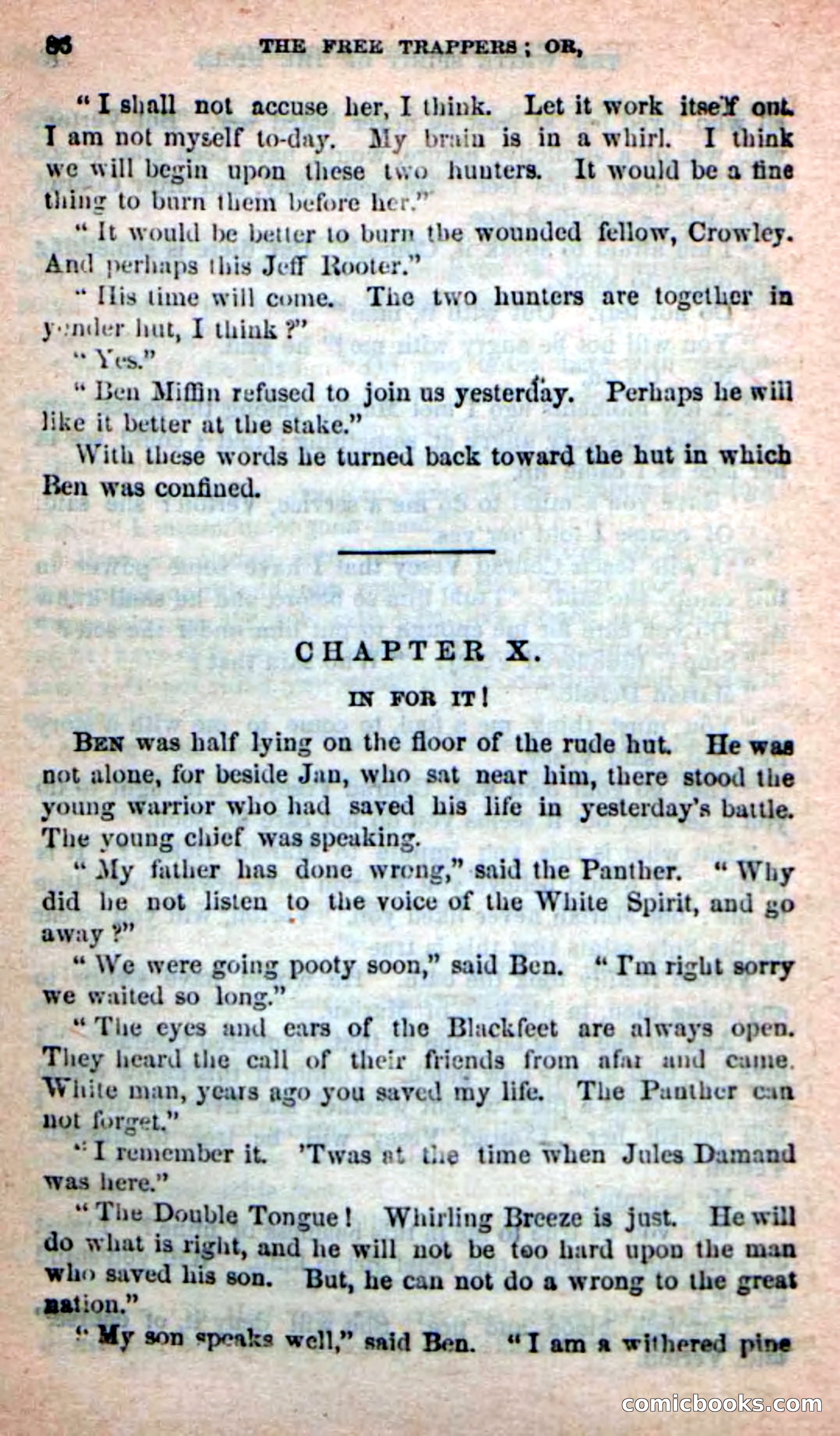 Beadle's New Dime Novels: Indian Joe, the Guide — page 82 of 100