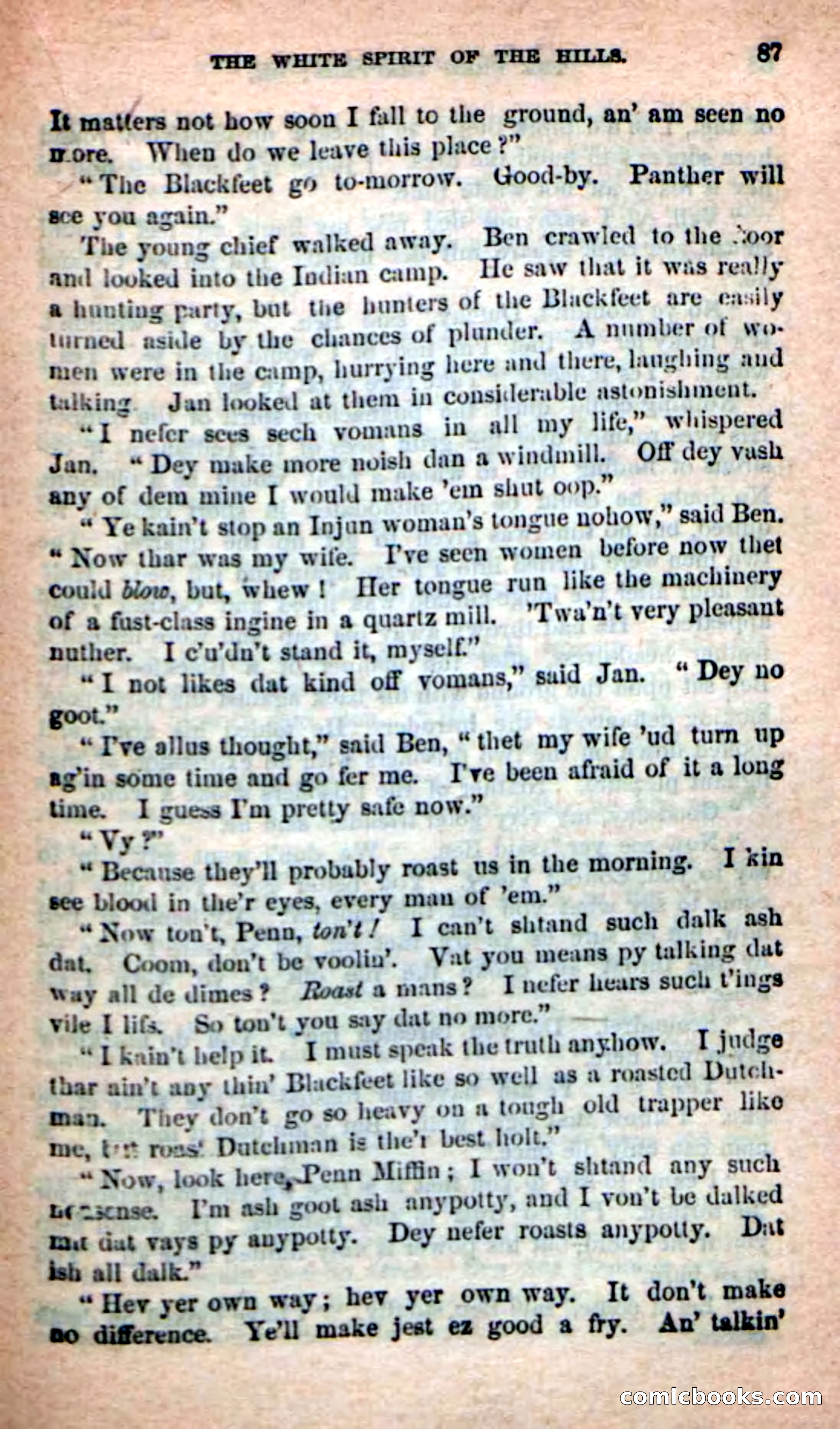 Beadle's New Dime Novels: Indian Joe, the Guide — page 83 of 100
