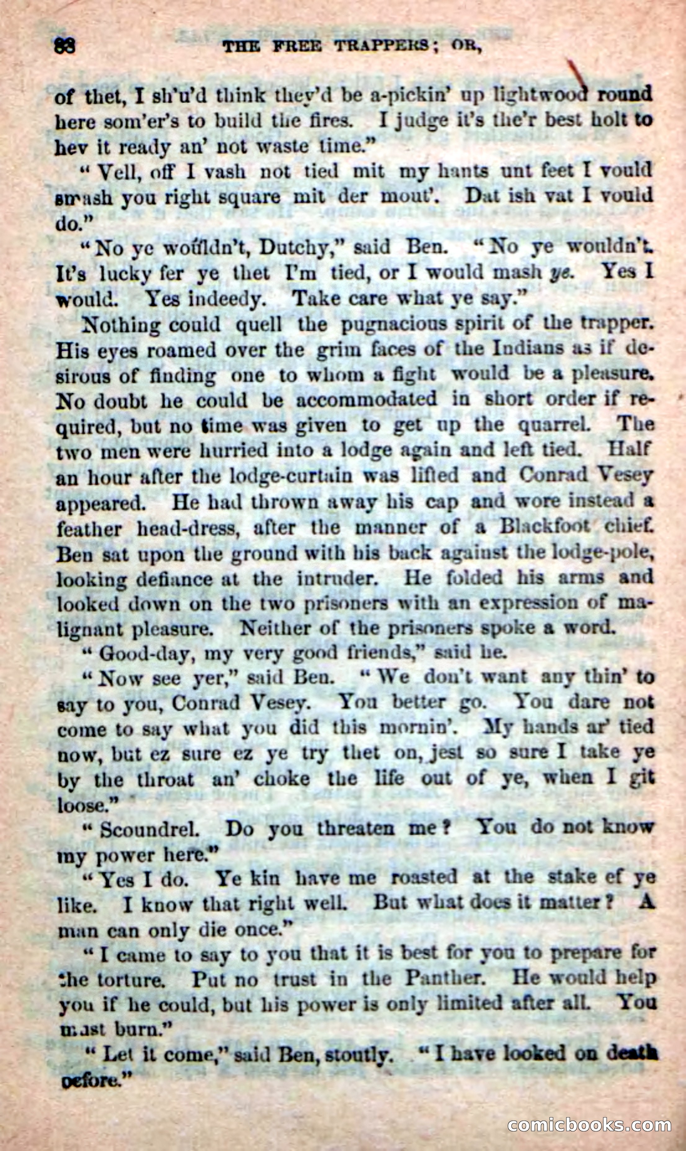Beadle's New Dime Novels: Indian Joe, the Guide — page 84 of 100