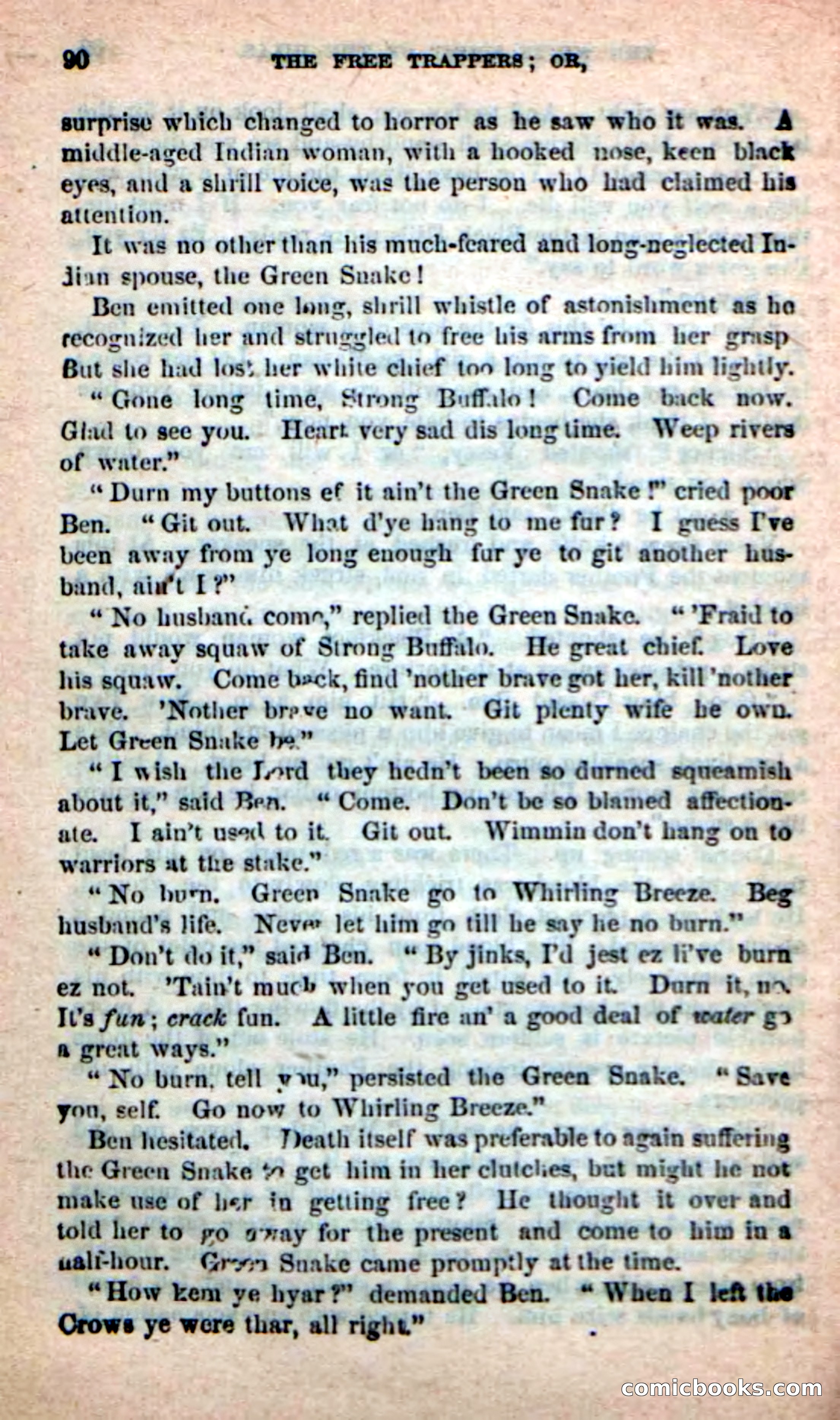 Beadle's New Dime Novels: Indian Joe, the Guide — page 86 of 100