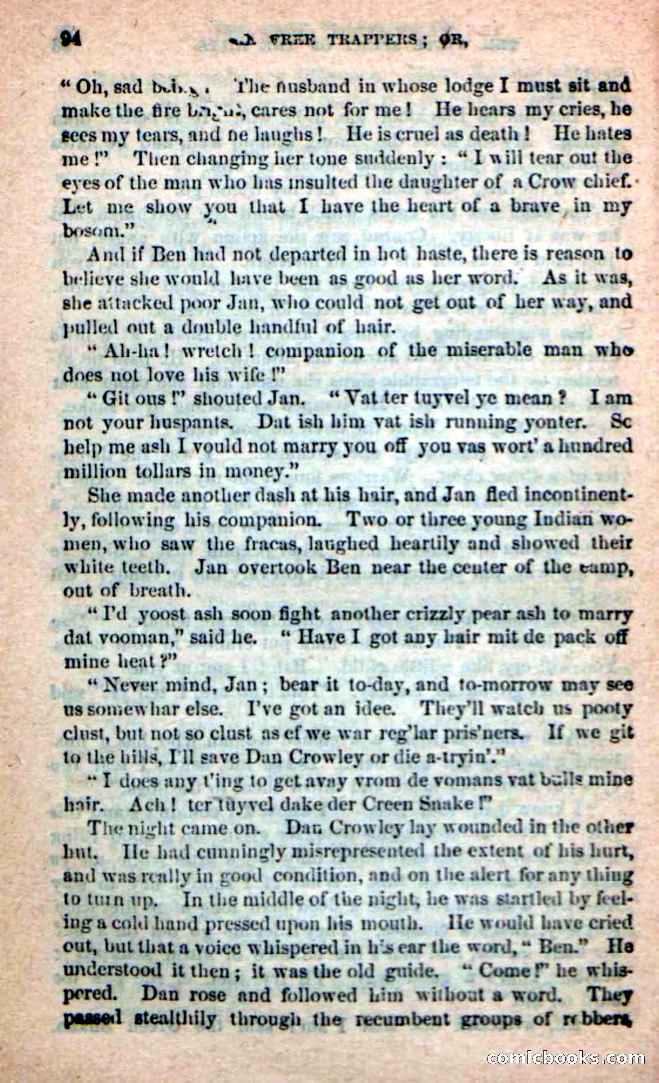 Beadle's New Dime Novels: Indian Joe, the Guide — page 90 of 100
