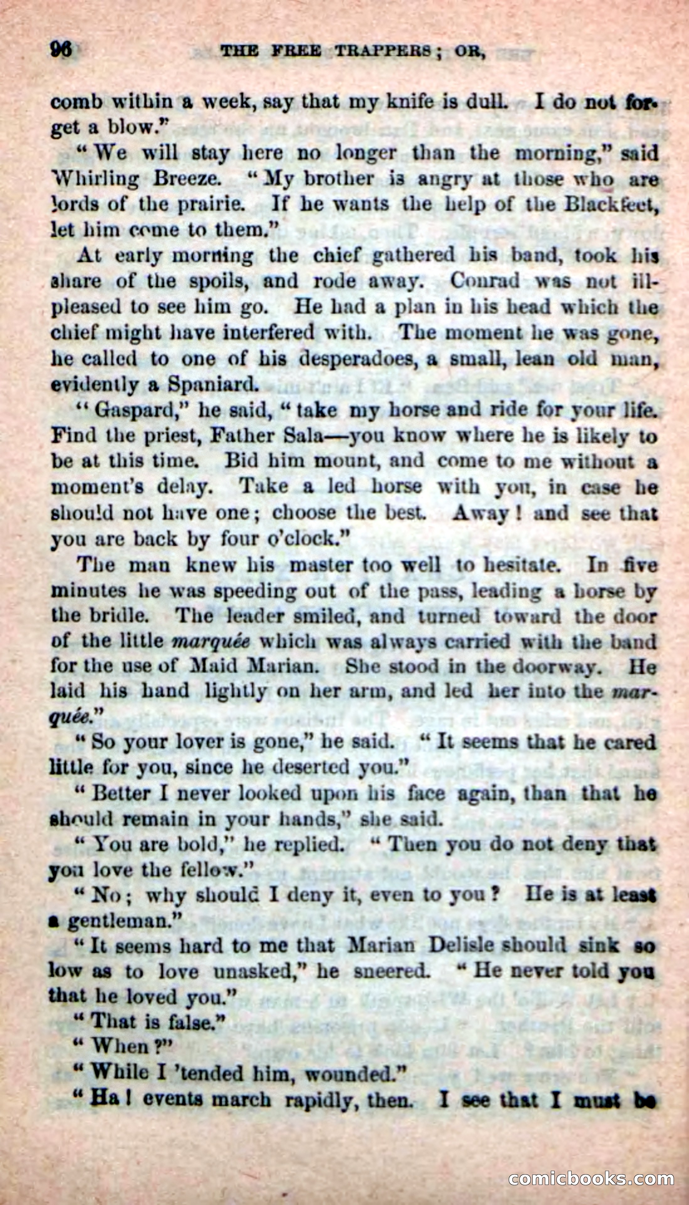 Beadle's New Dime Novels: Indian Joe, the Guide — page 92 of 100