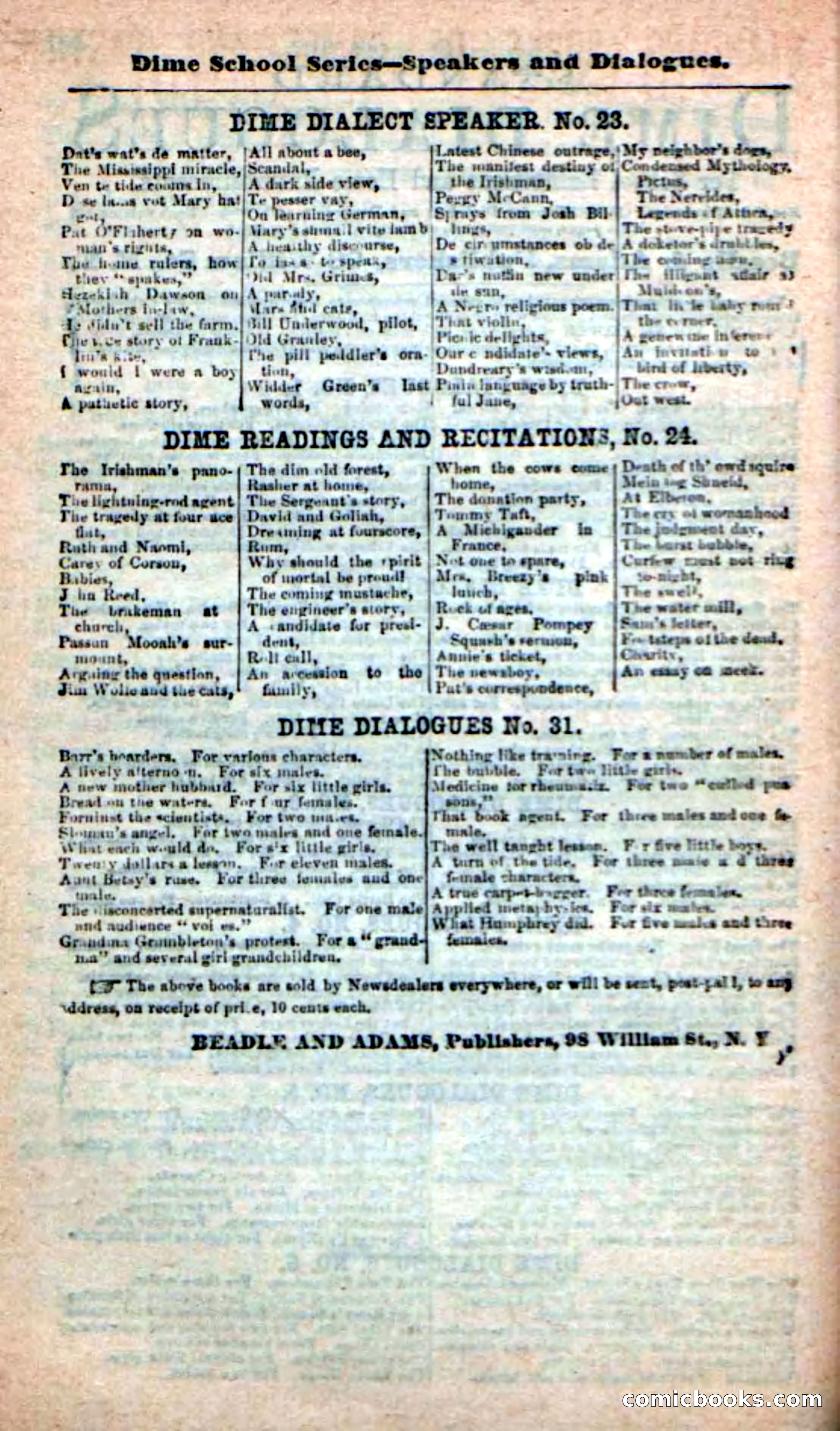 Beadle's New Dime Novels: Indian Joe, the Guide — page 98 of 100