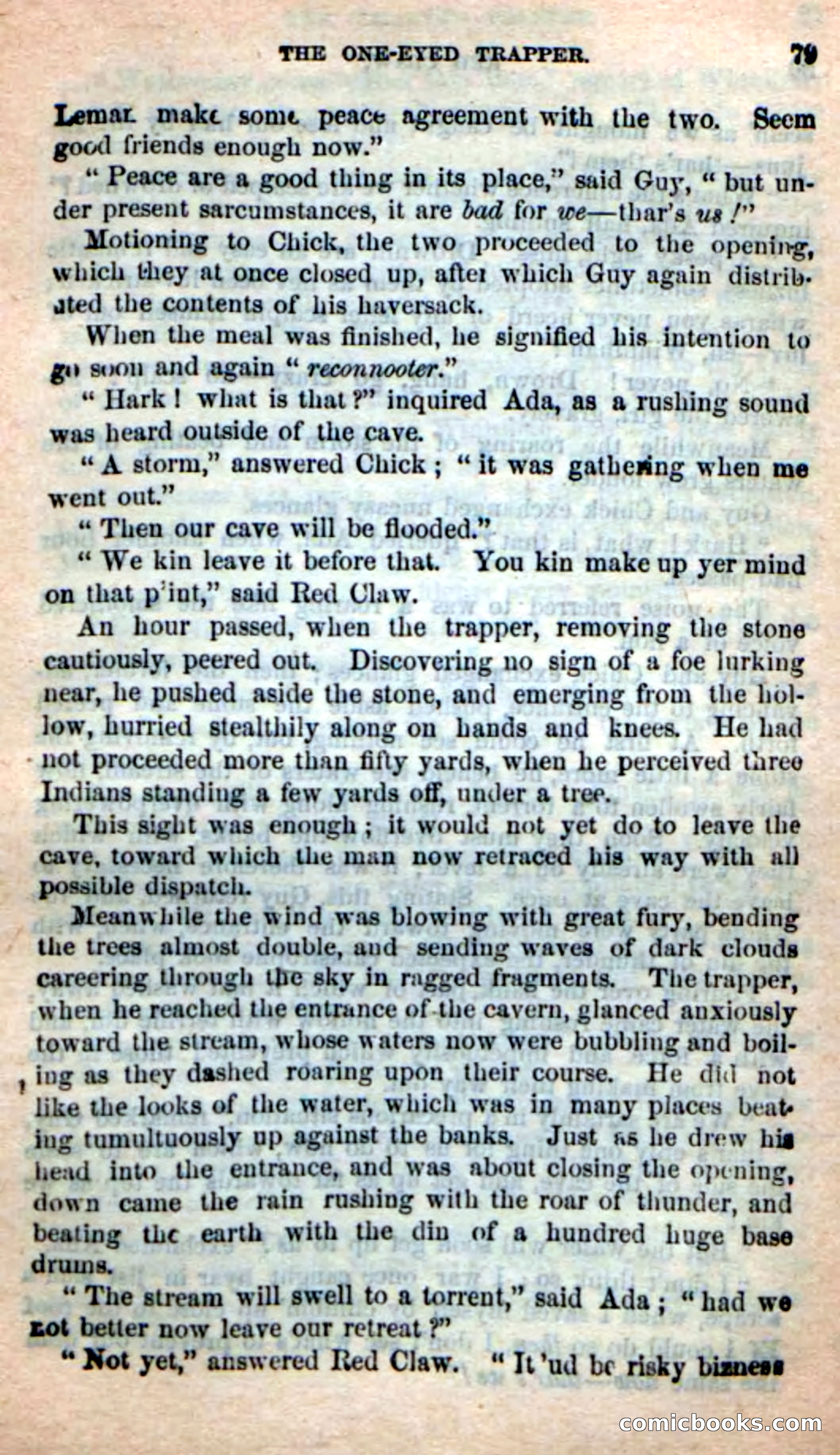 The One-Eyed Trapper — page 75 of 100