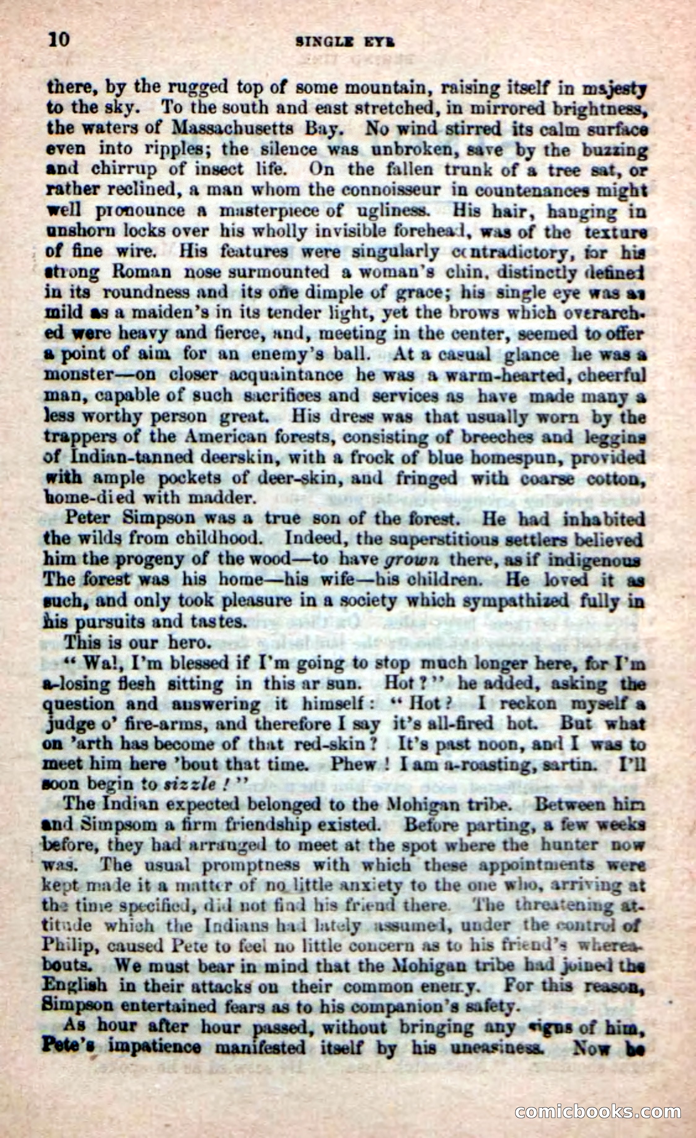 Beadle's New Dime Novels: Single Eye, the Scourge — page 6 of 100