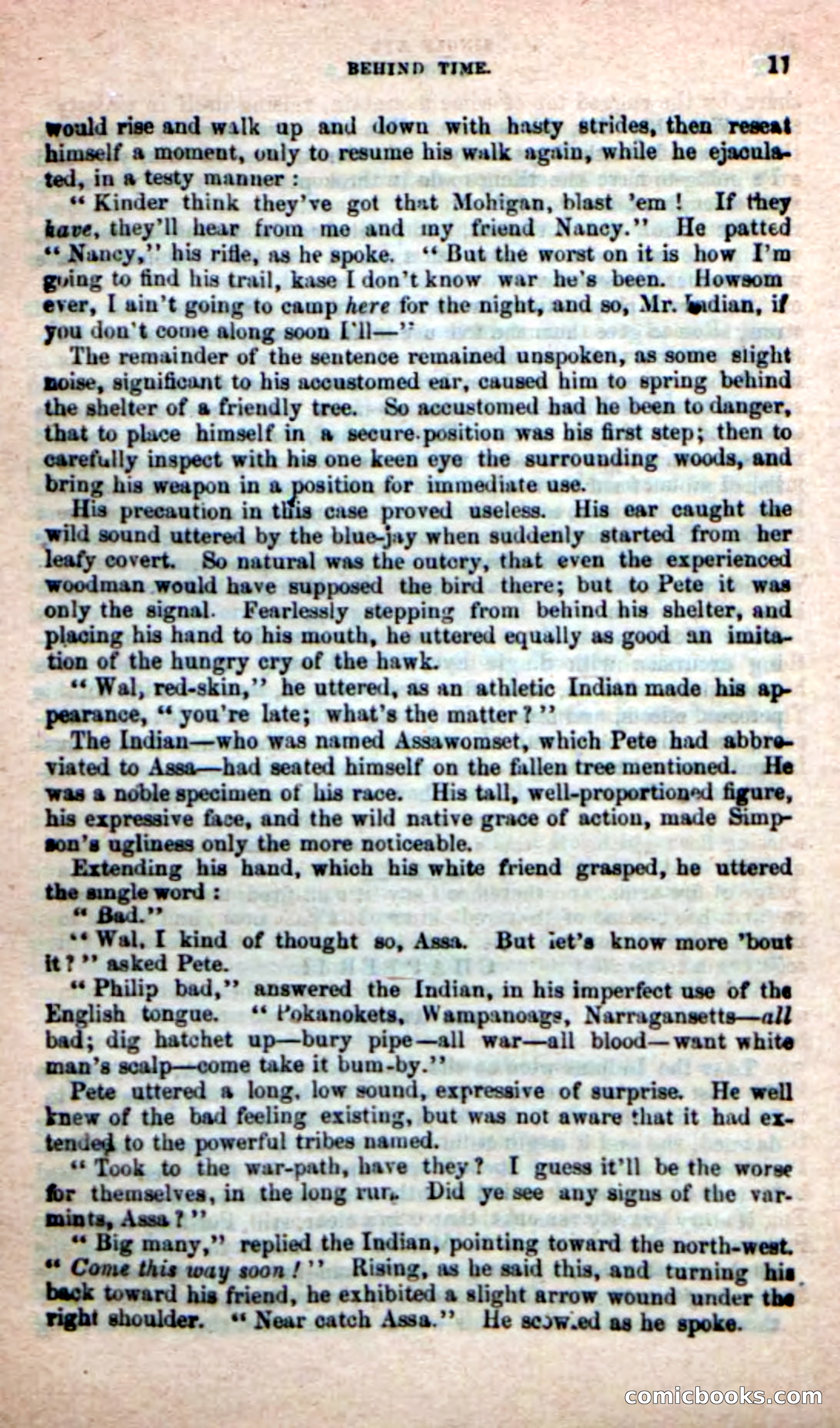 Beadle's New Dime Novels: Single Eye, the Scourge — page 7 of 100