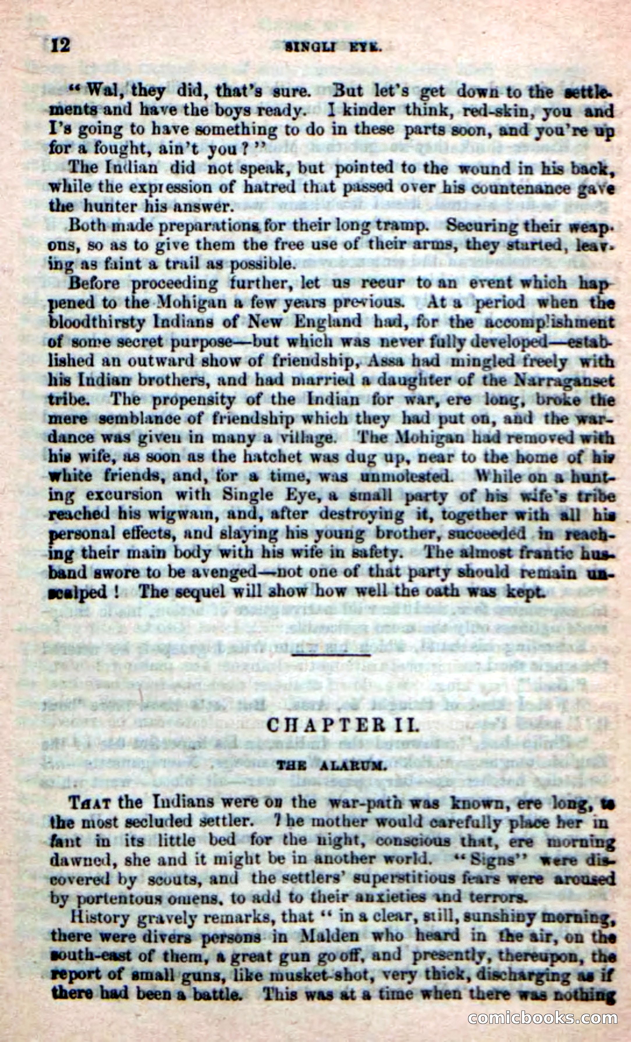 Beadle's New Dime Novels: Single Eye, the Scourge — page 8 of 100