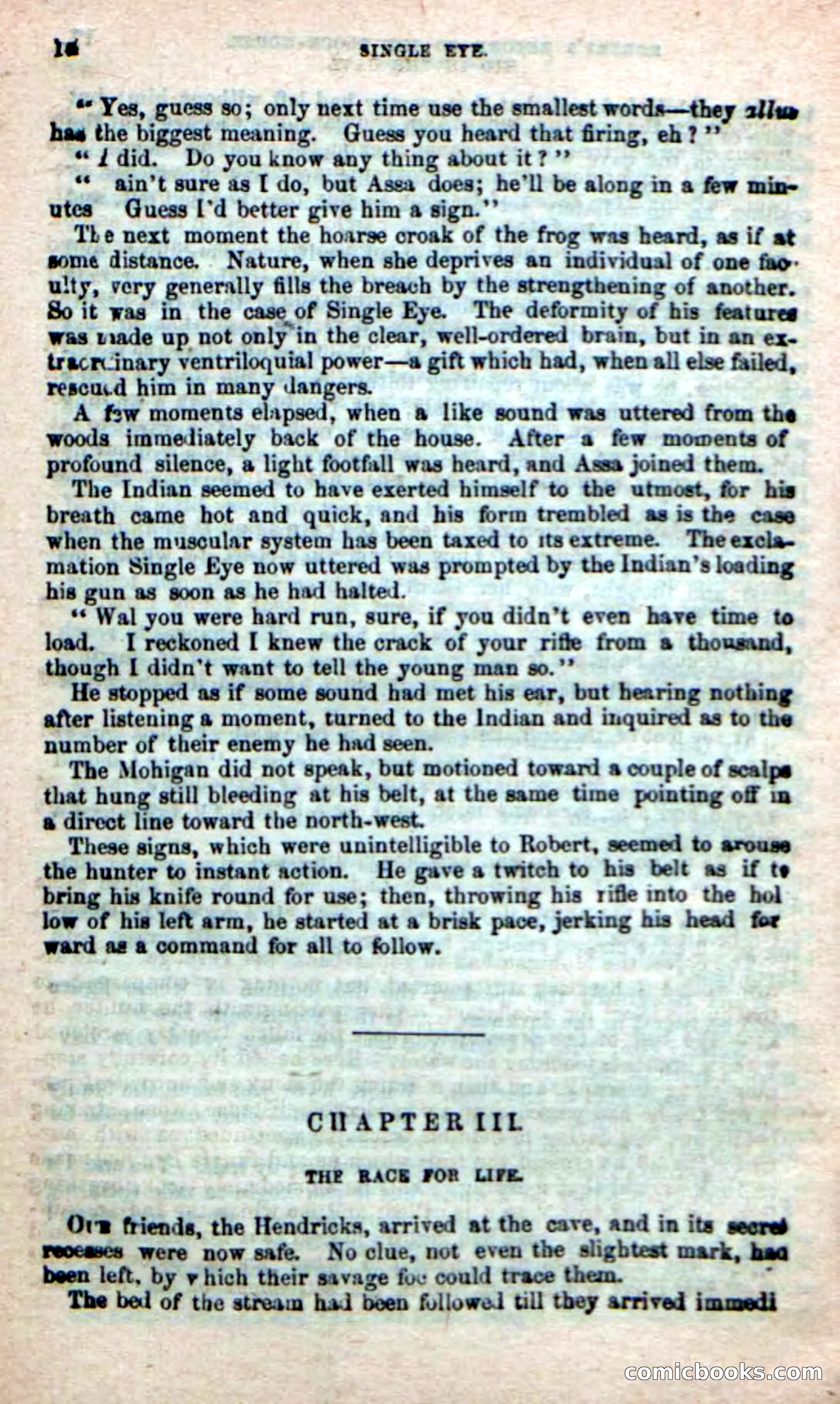 Beadle's New Dime Novels: Single Eye, the Scourge — page 14 of 100