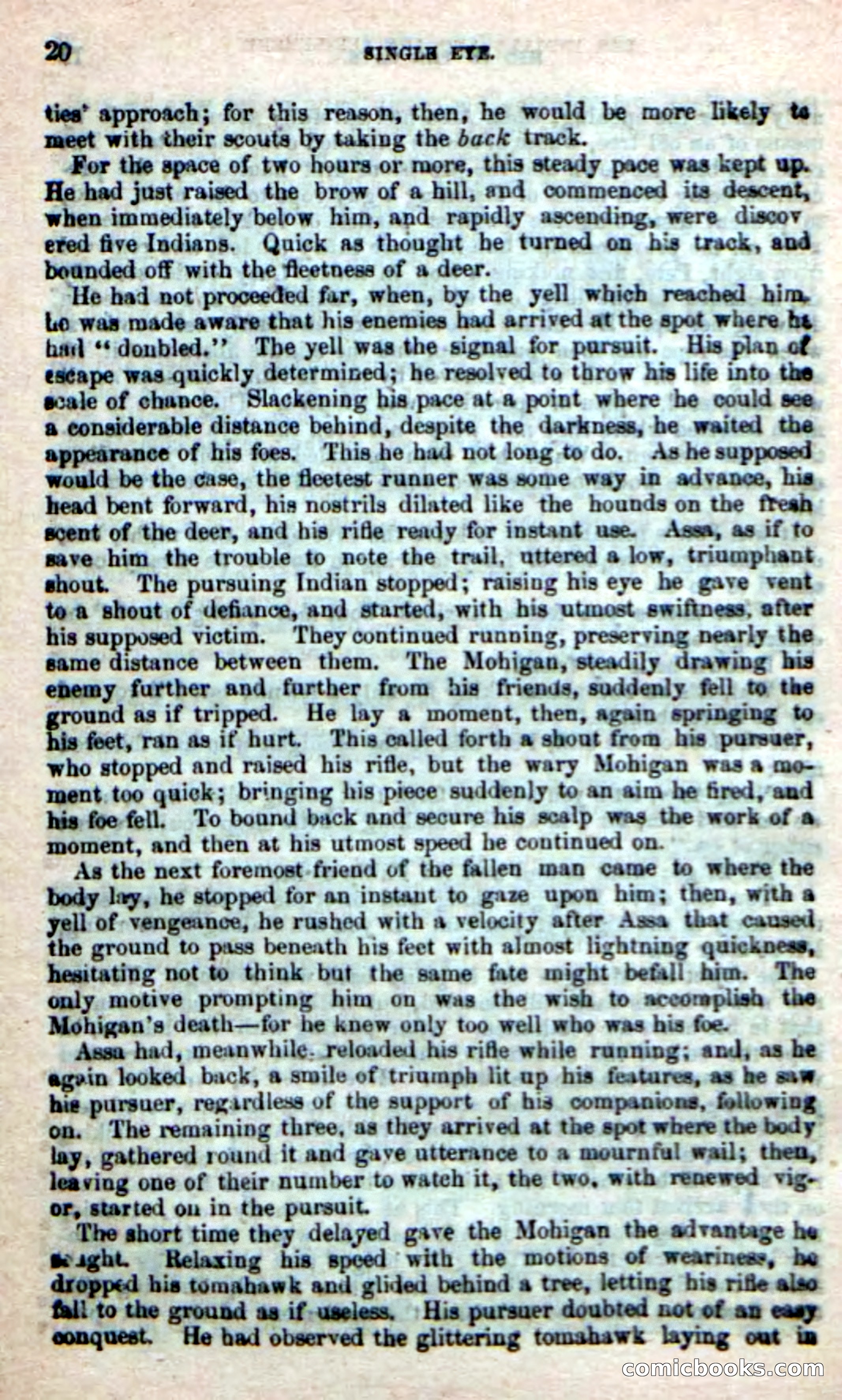 Beadle's New Dime Novels: Single Eye, the Scourge — page 16 of 100