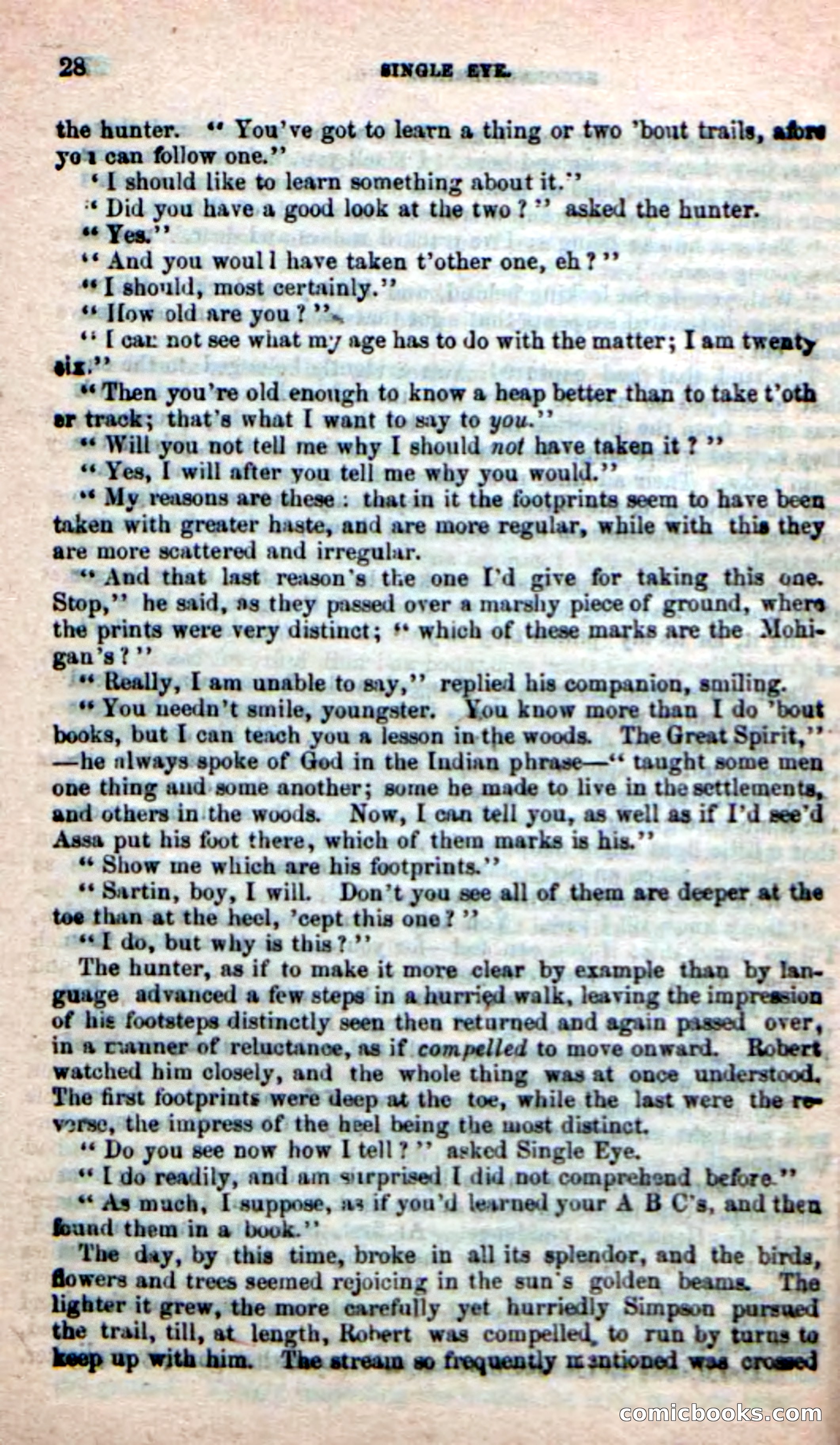 Beadle's New Dime Novels: Single Eye, the Scourge — page 24 of 100